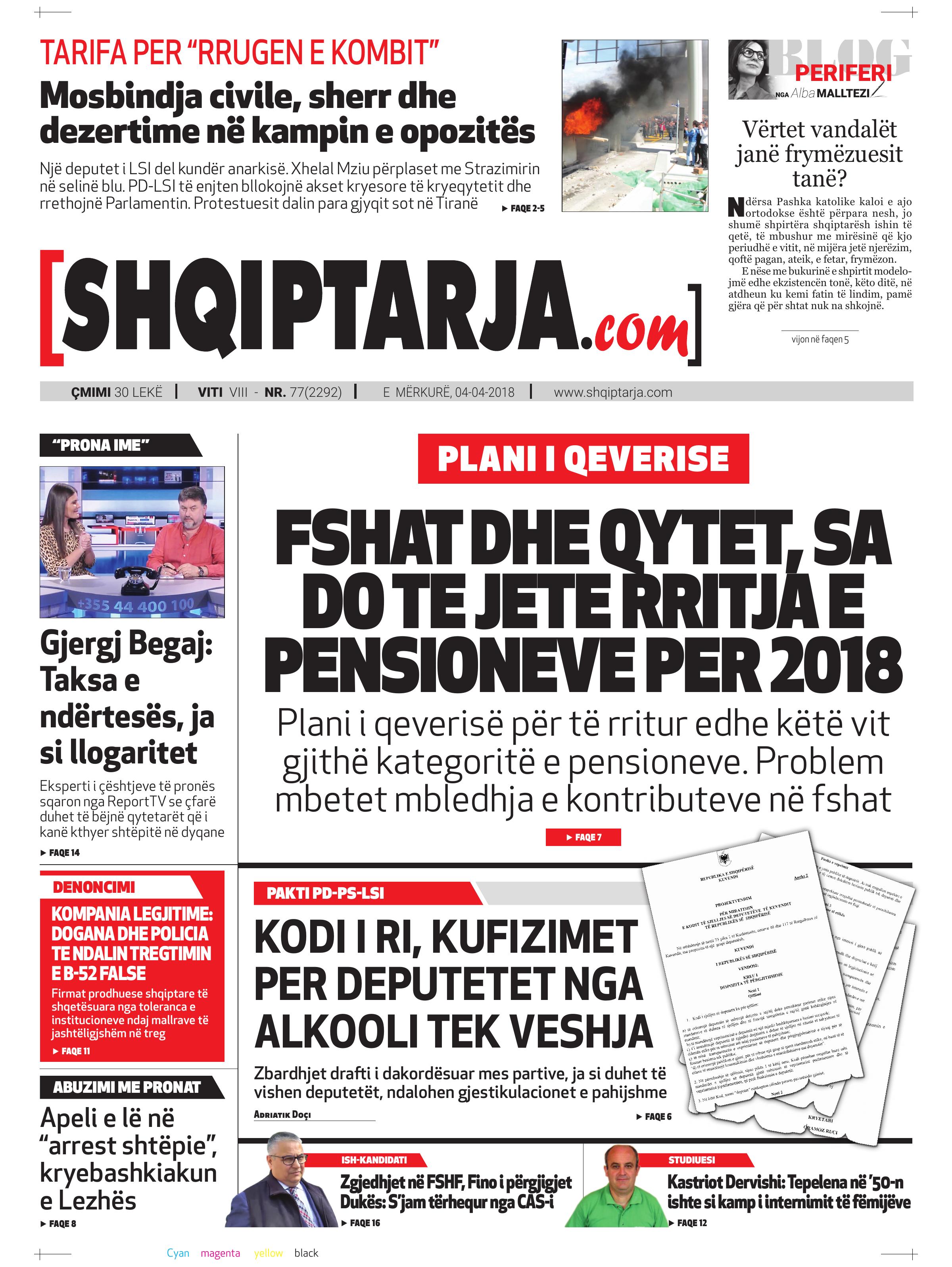 Shqiptarja.com 2018-04-04