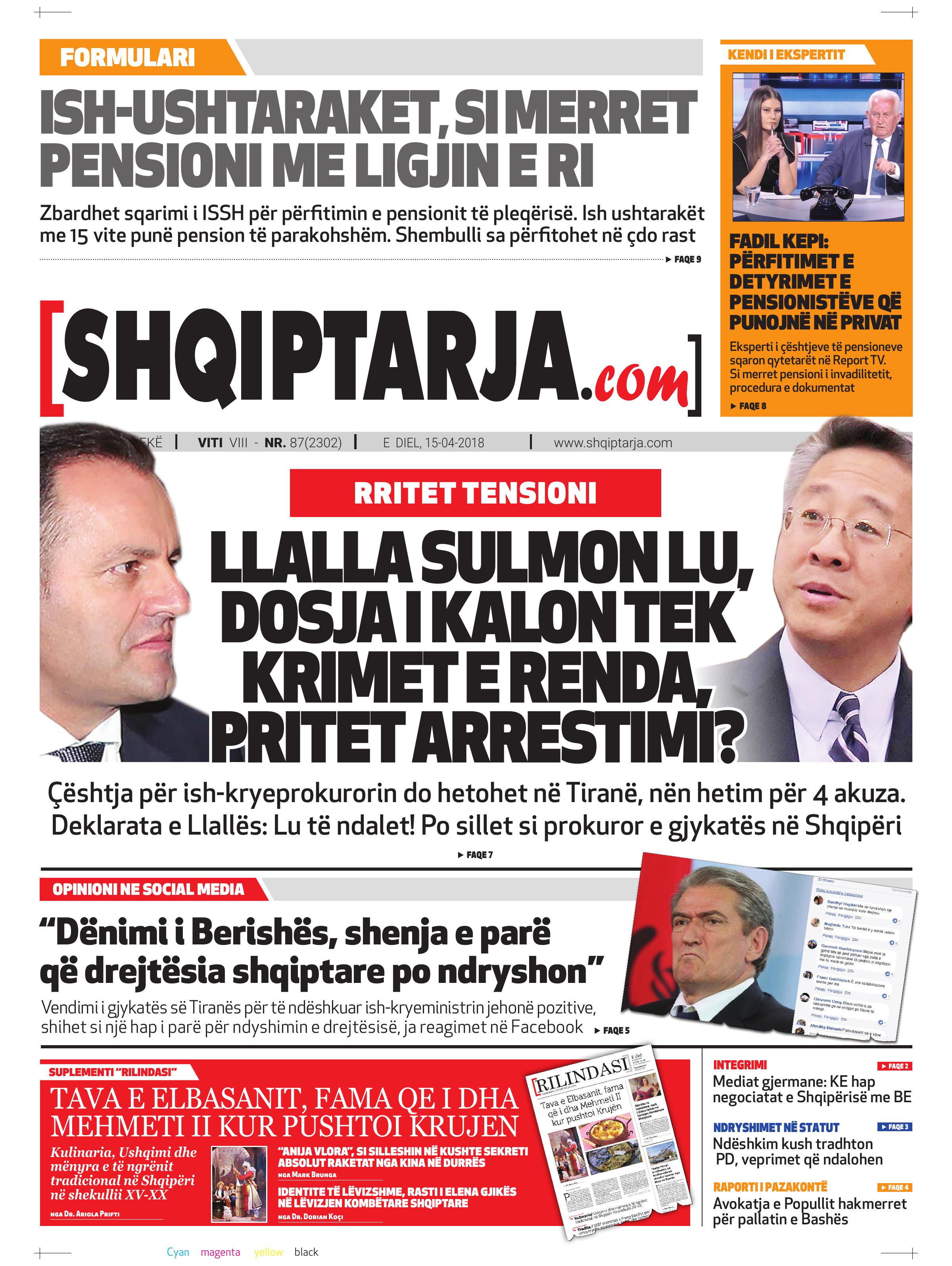 Shqiptarja.com 2018-04-15