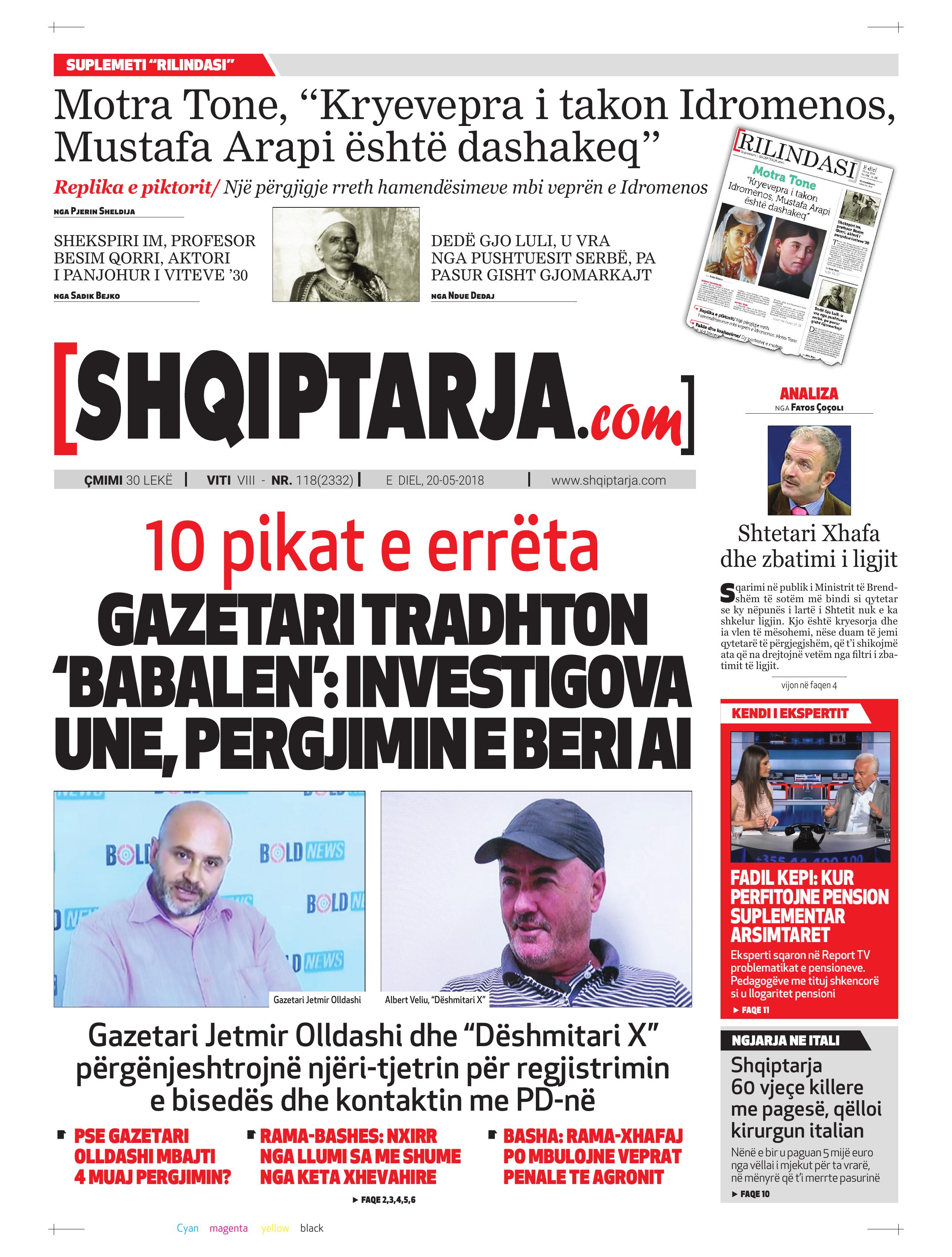 Shqiptarja.com 2018-05-20