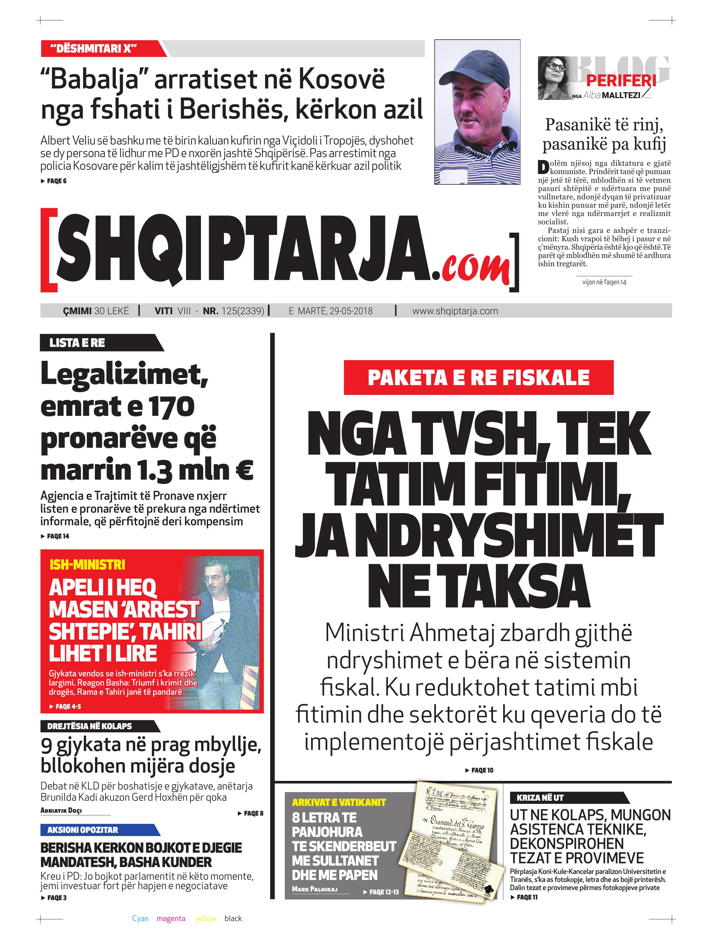 Shqiptarja.com 2018-05-29