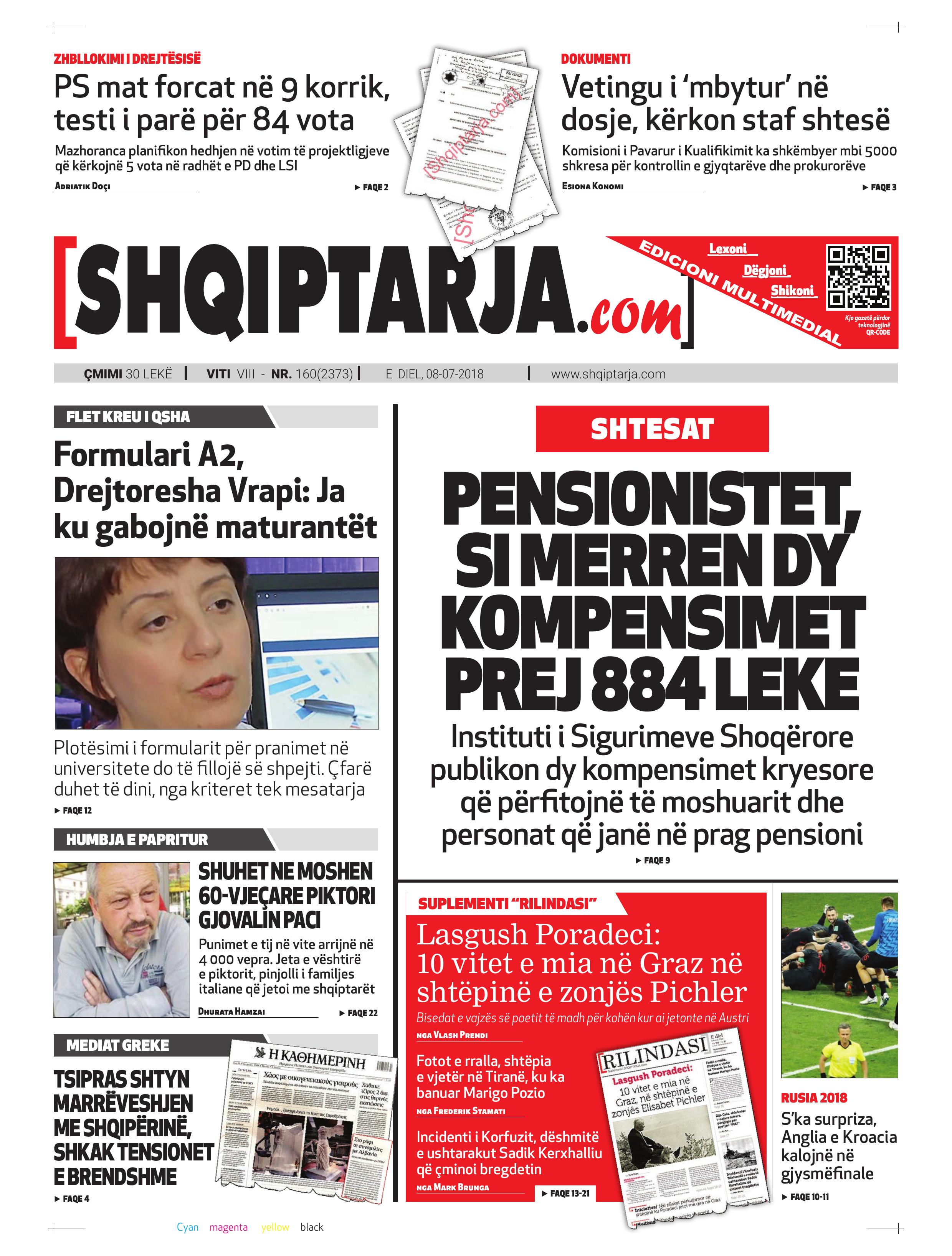 Shqiptarja.com 2018-07-08