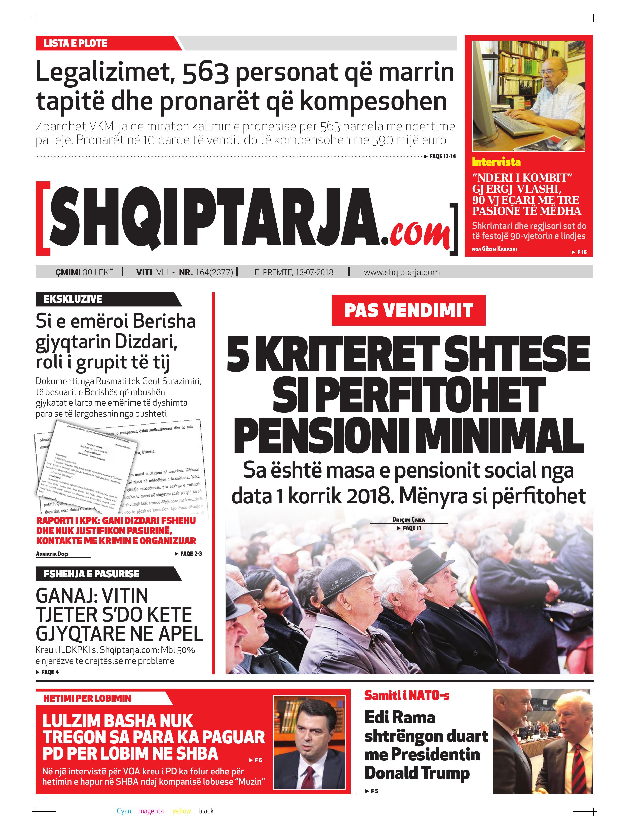 Shqiptarja.com 2018-07-13