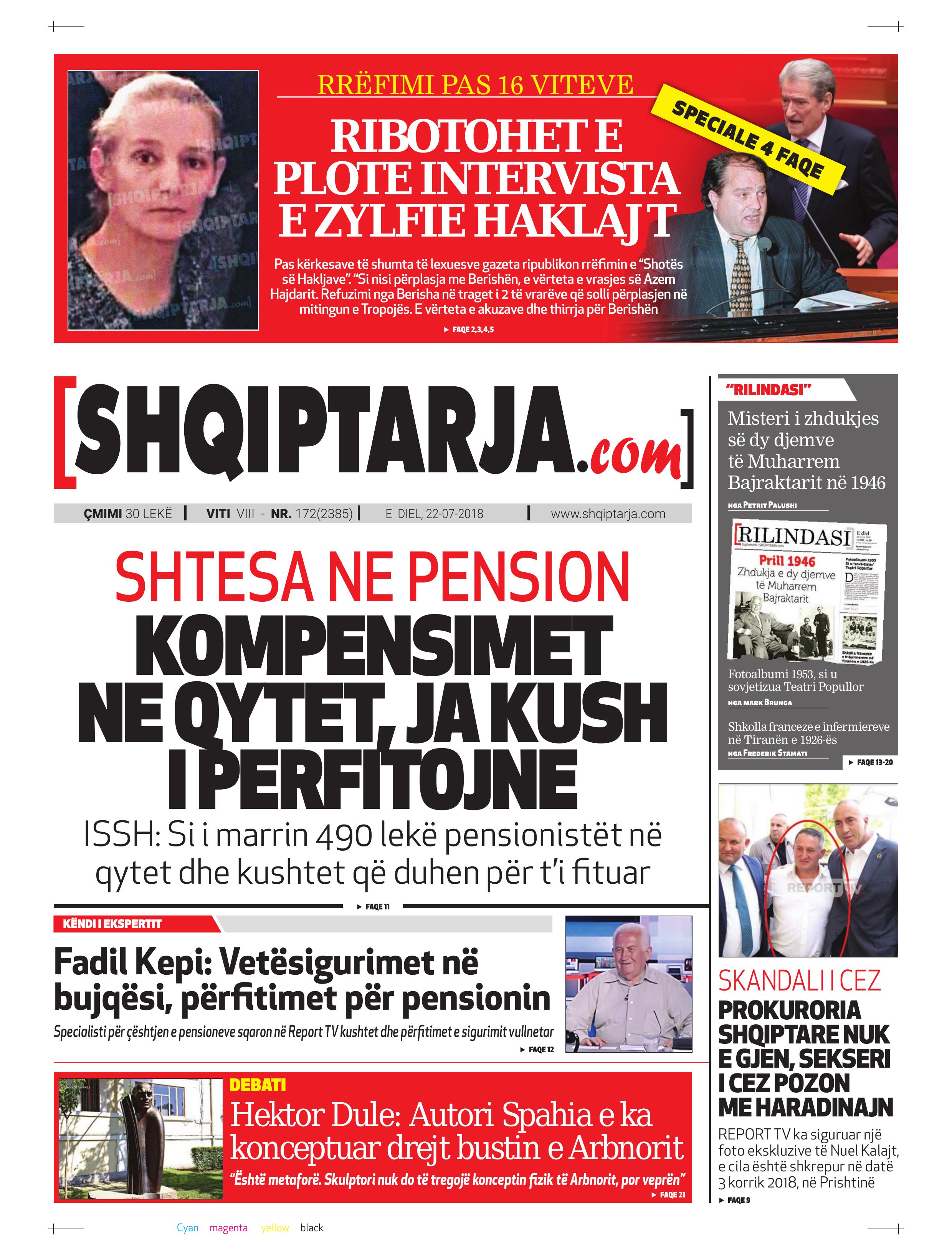Shqiptarja.com 2018-07-22