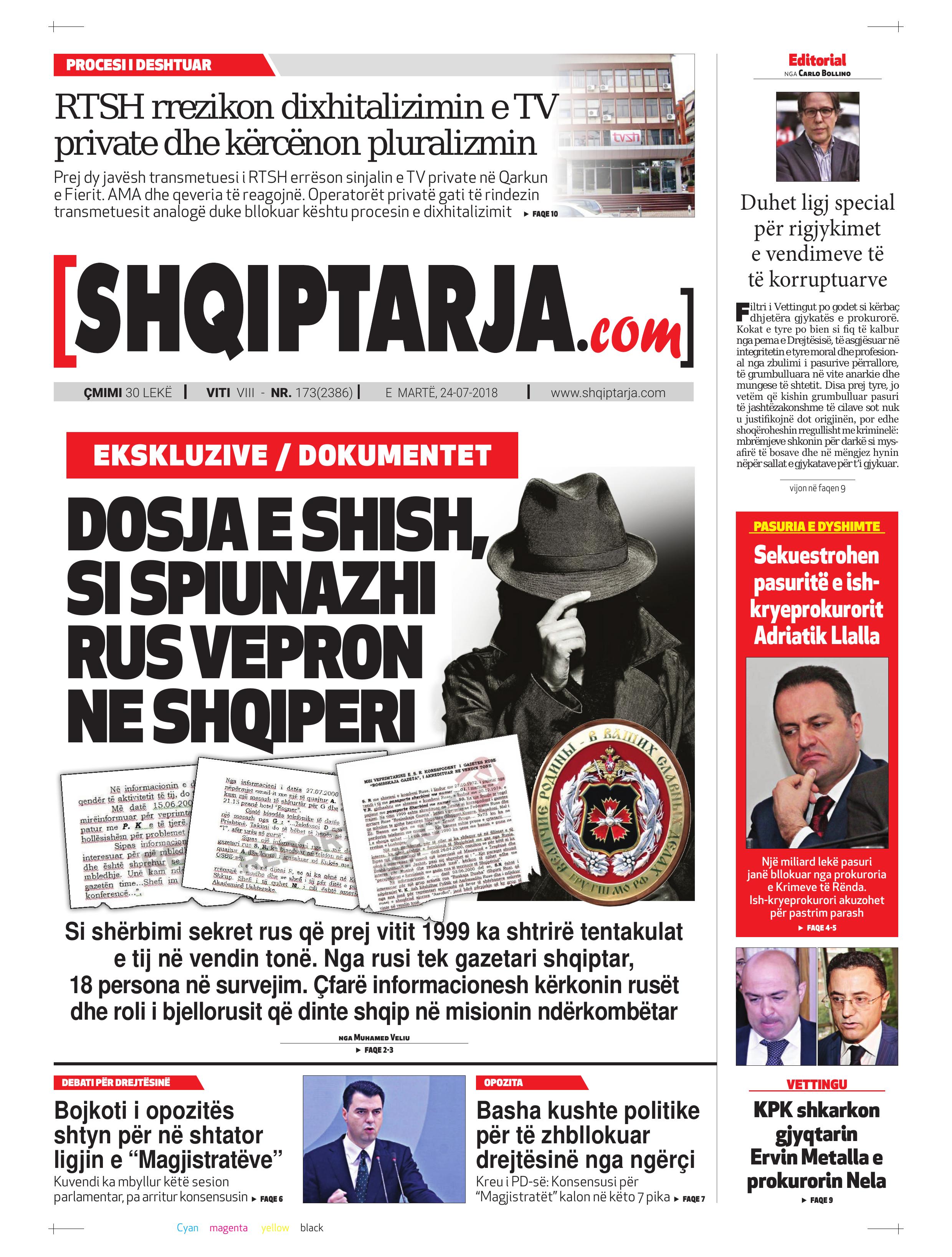 Shqiptarja.com 2018-07-24