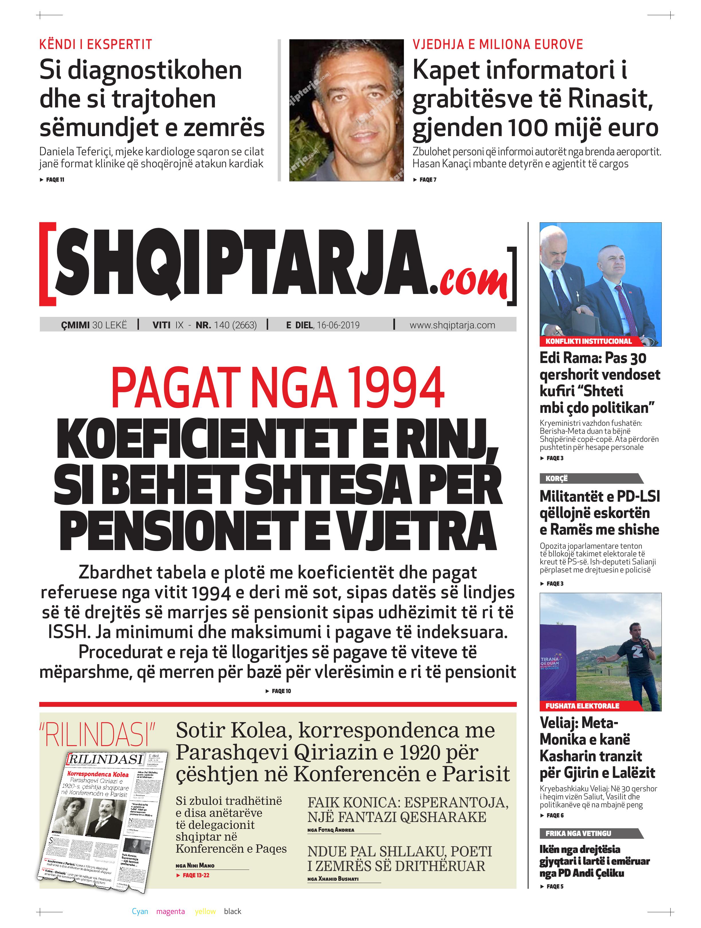 Shqiptarja.com 2019-06-16