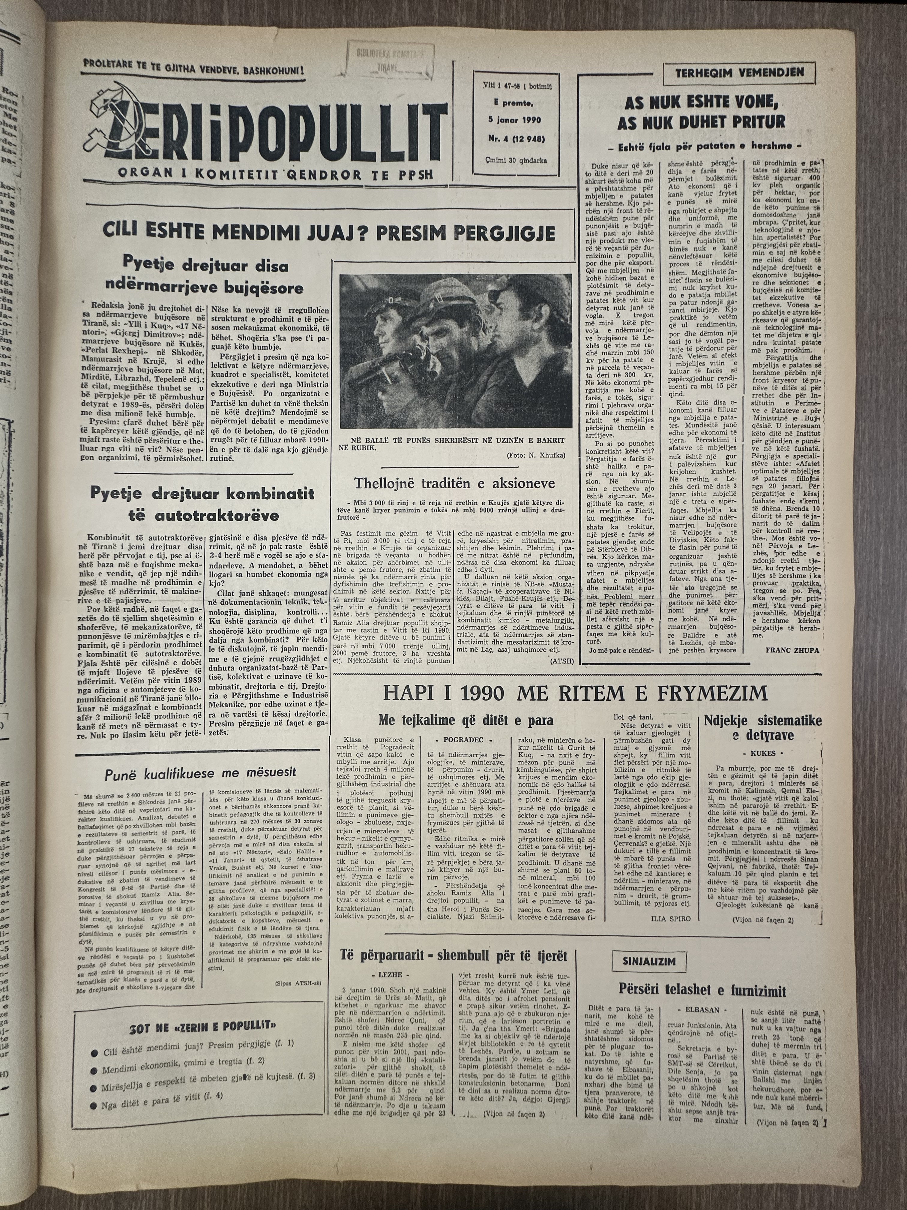 Zëri i Popullit 1990-01-05