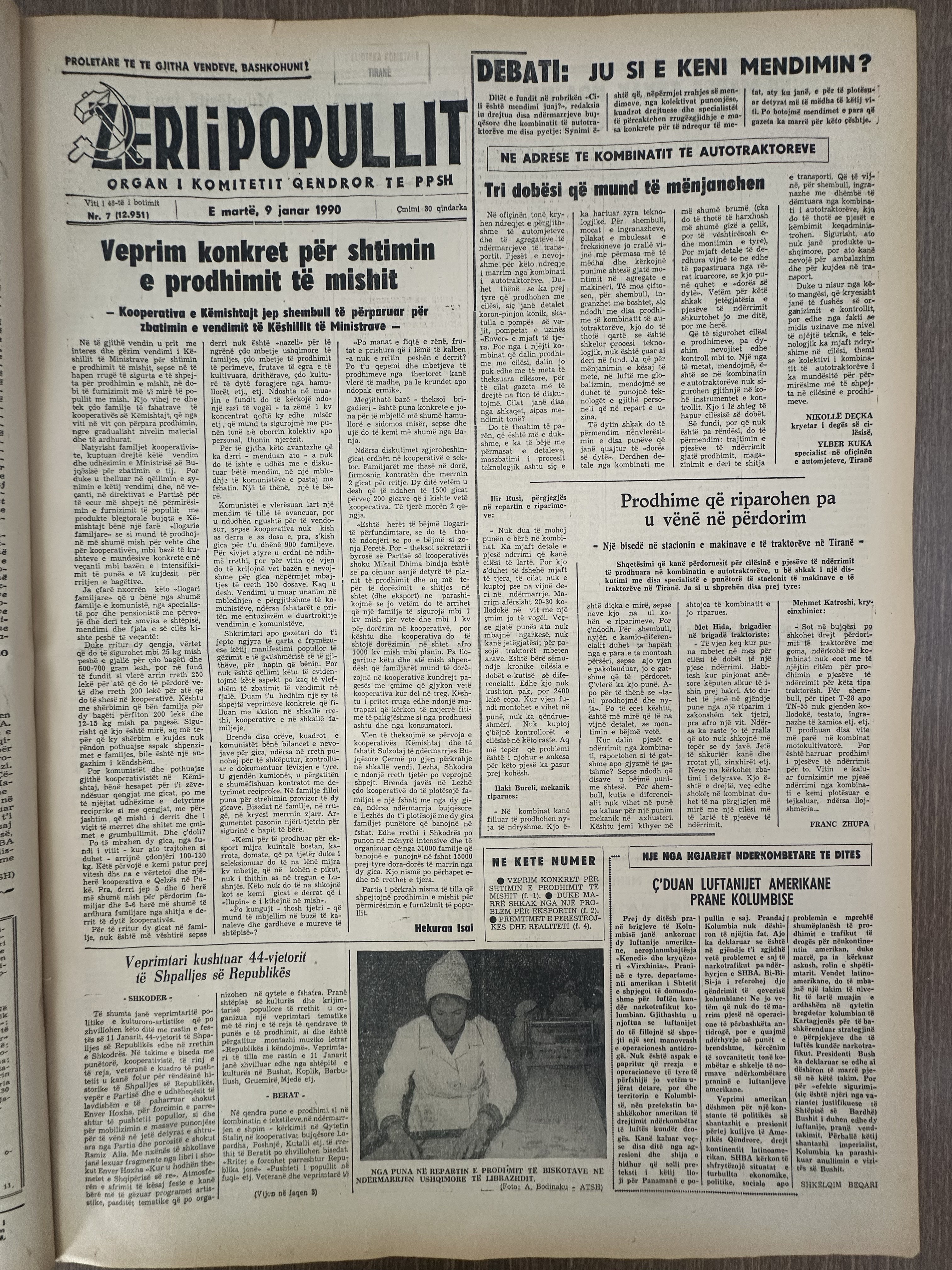 Zëri i Popullit 1990-01-09