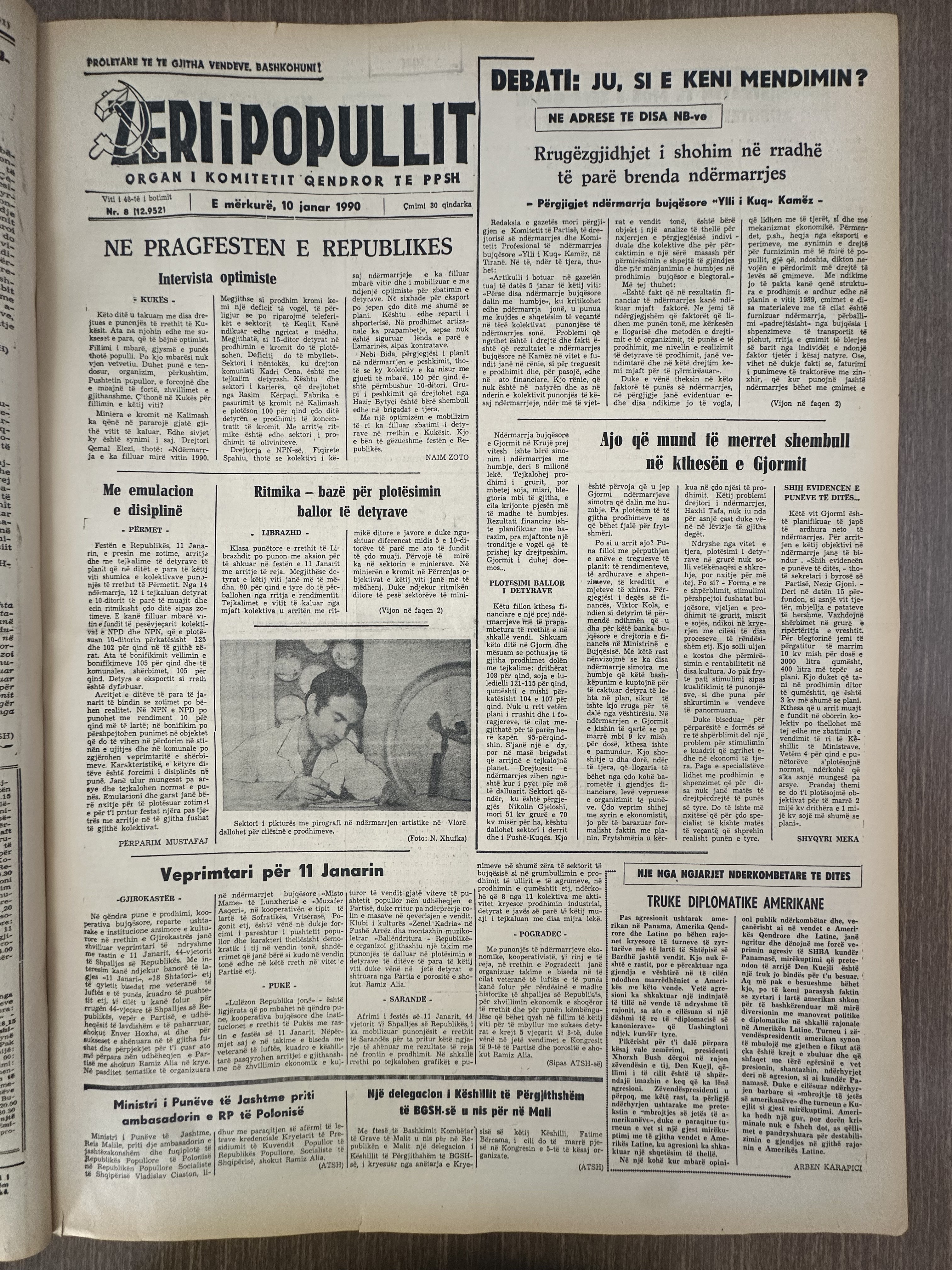 Zëri i Popullit 1990-01-10