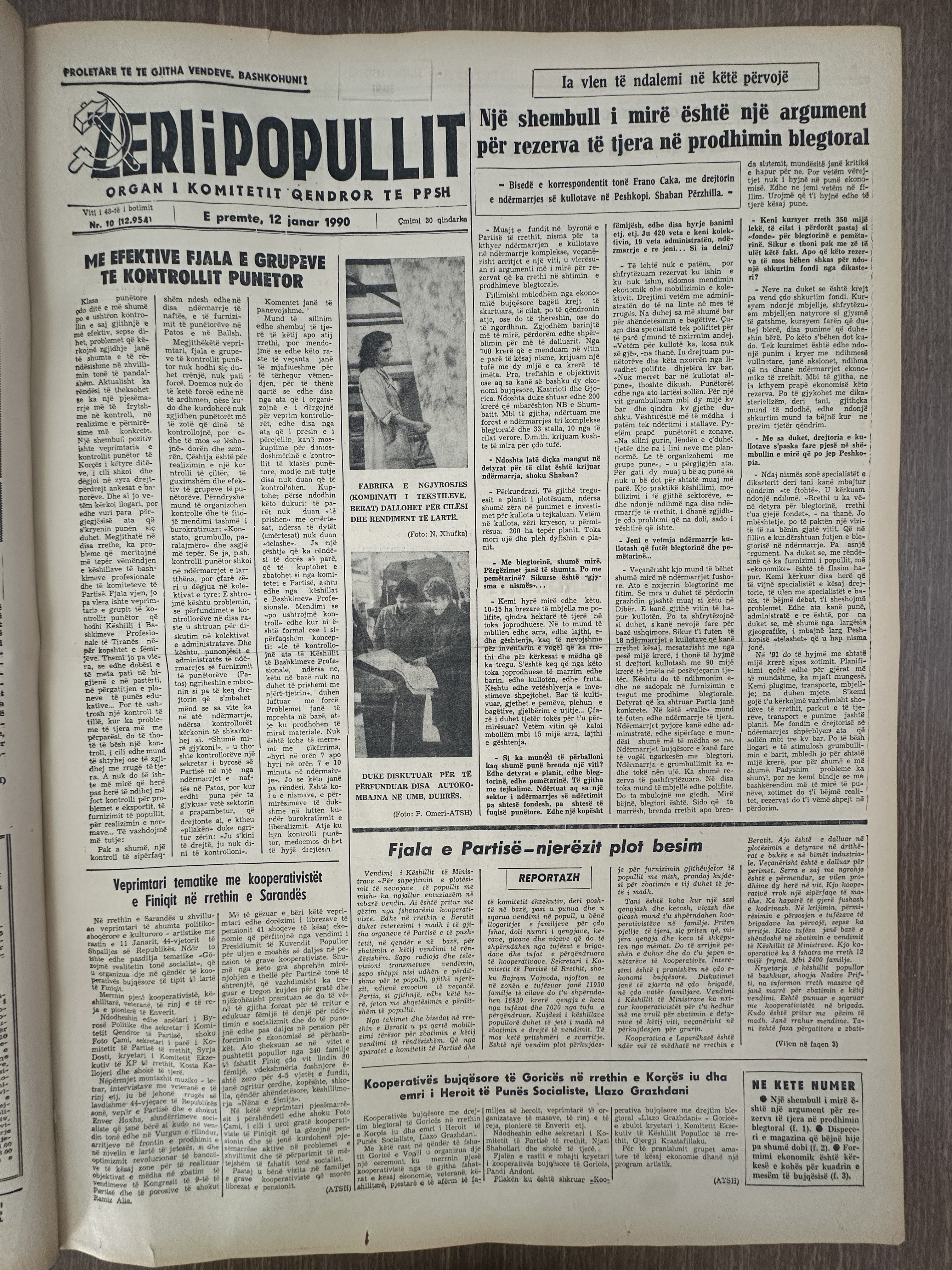Zëri i Popullit 1990-01-12