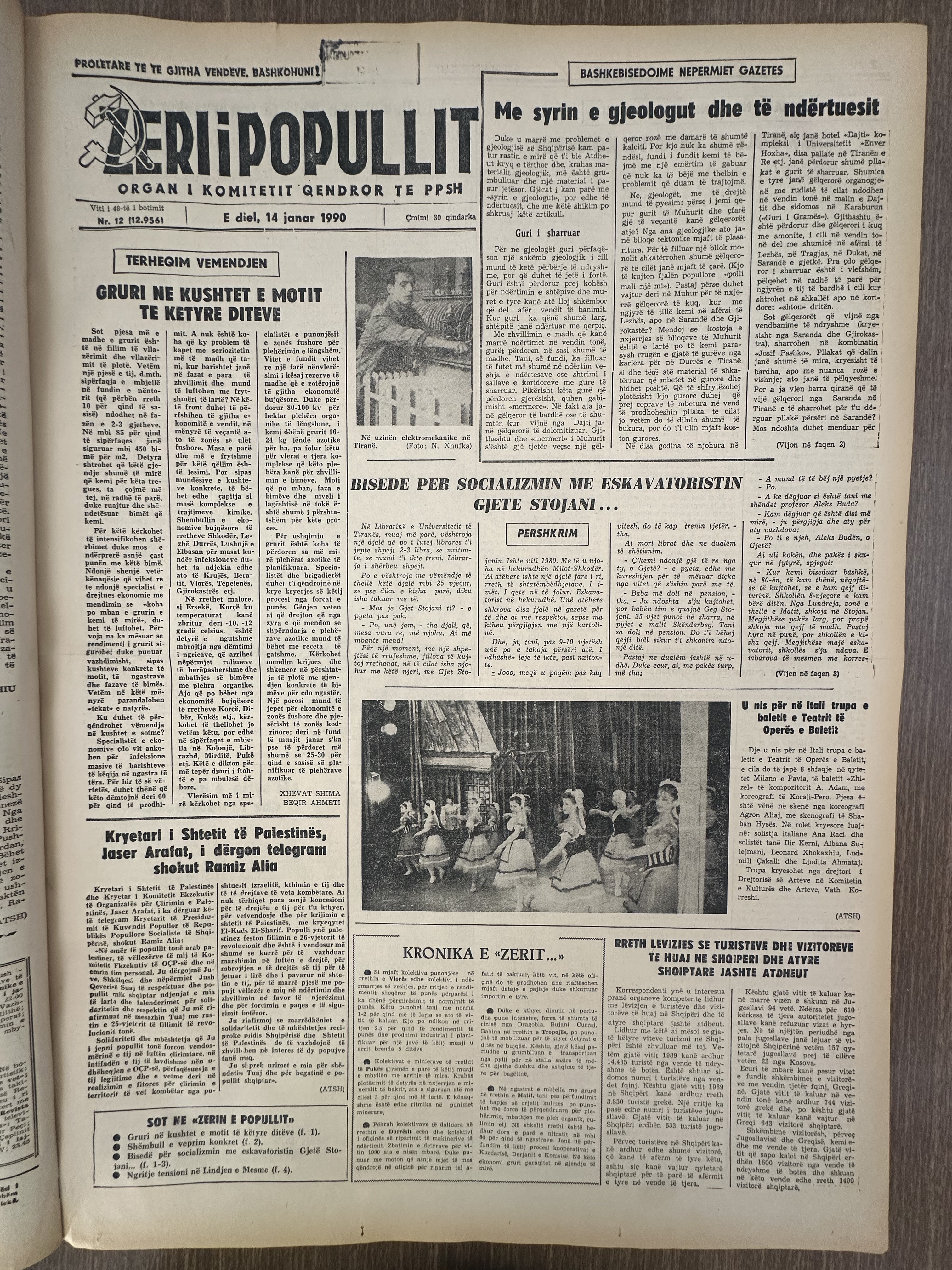 Zëri i Popullit 1990-01-14