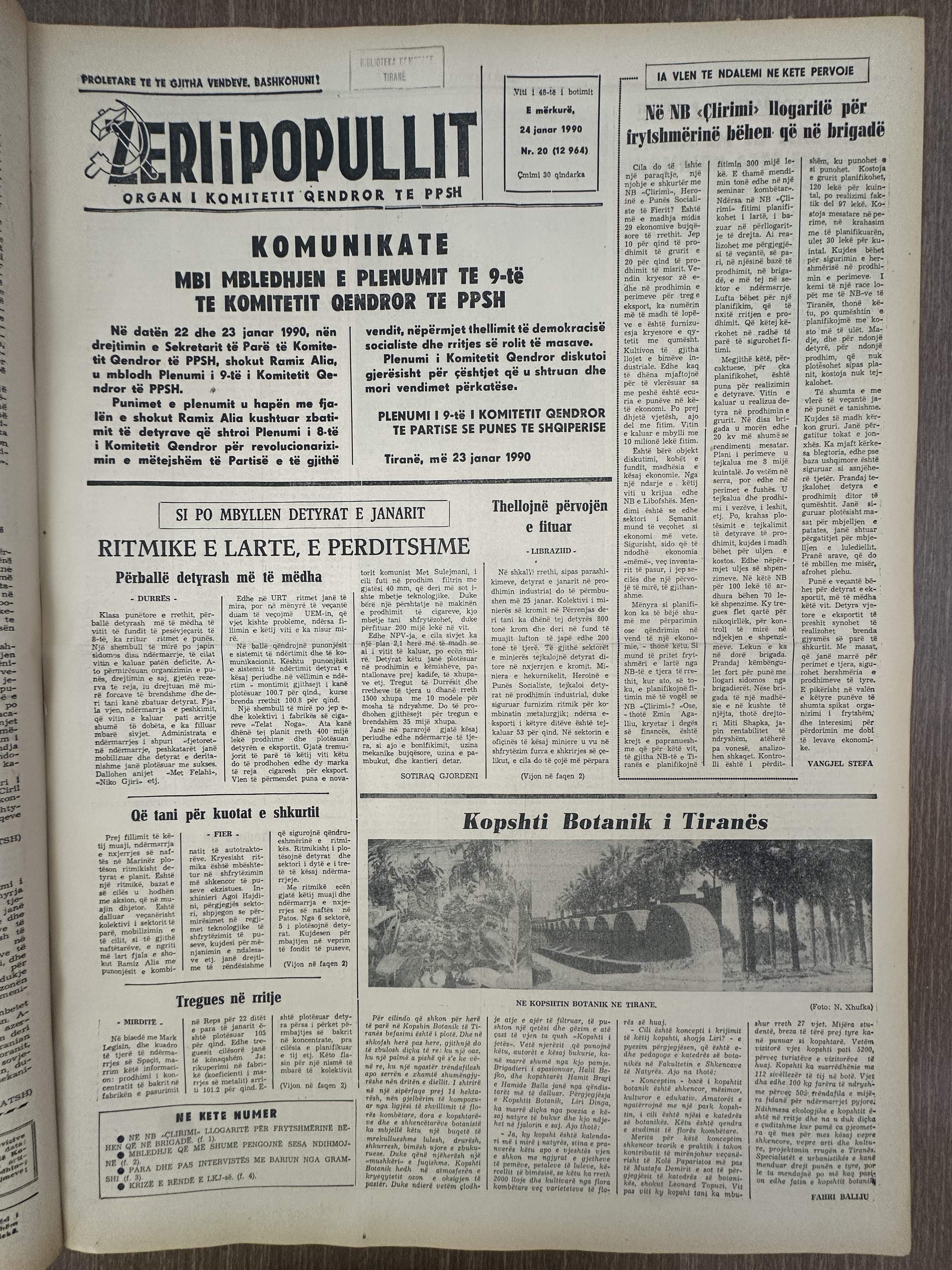 Zëri i Popullit 1990-01-24