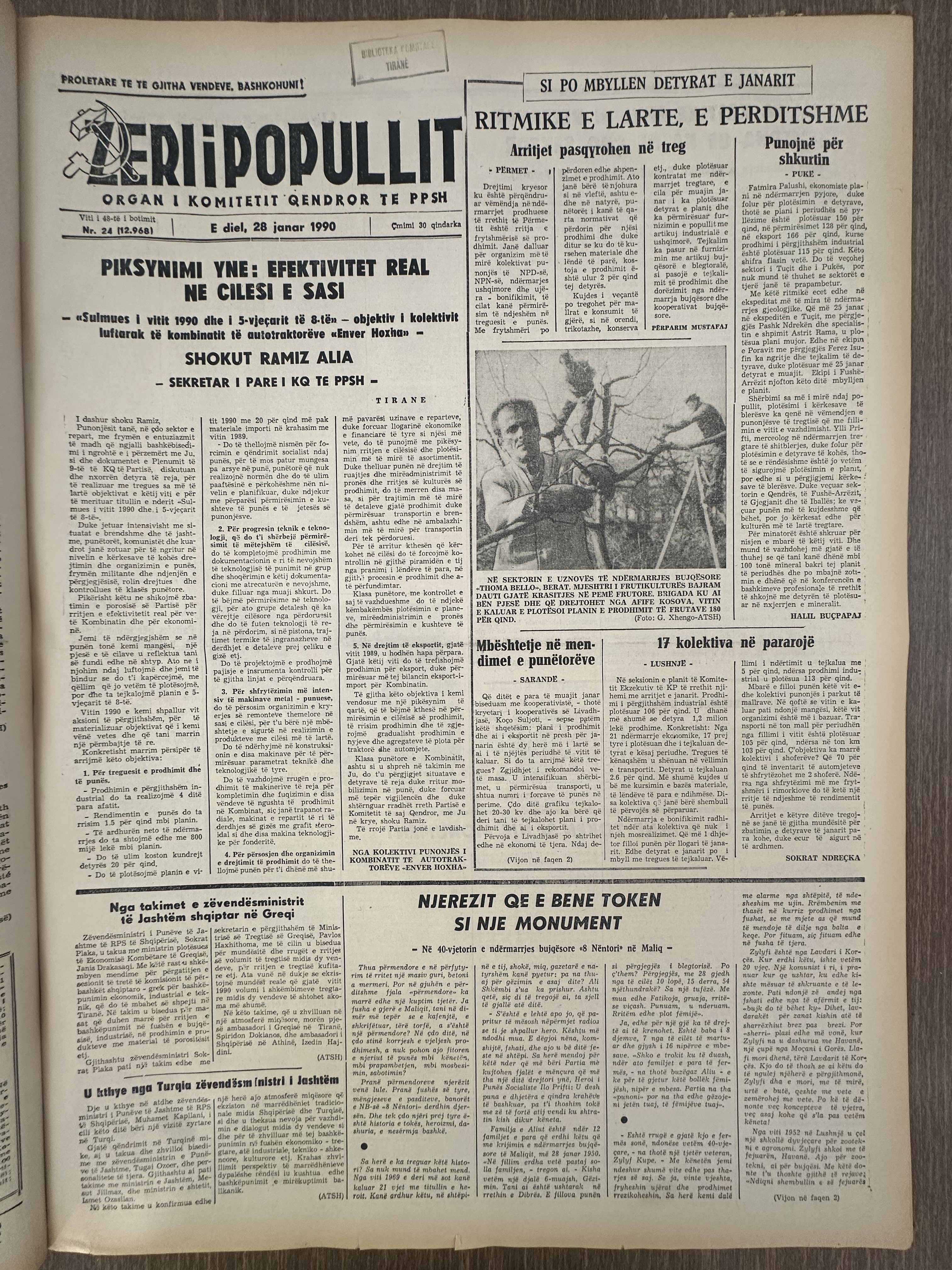 Zëri i Popullit 1990-01-28