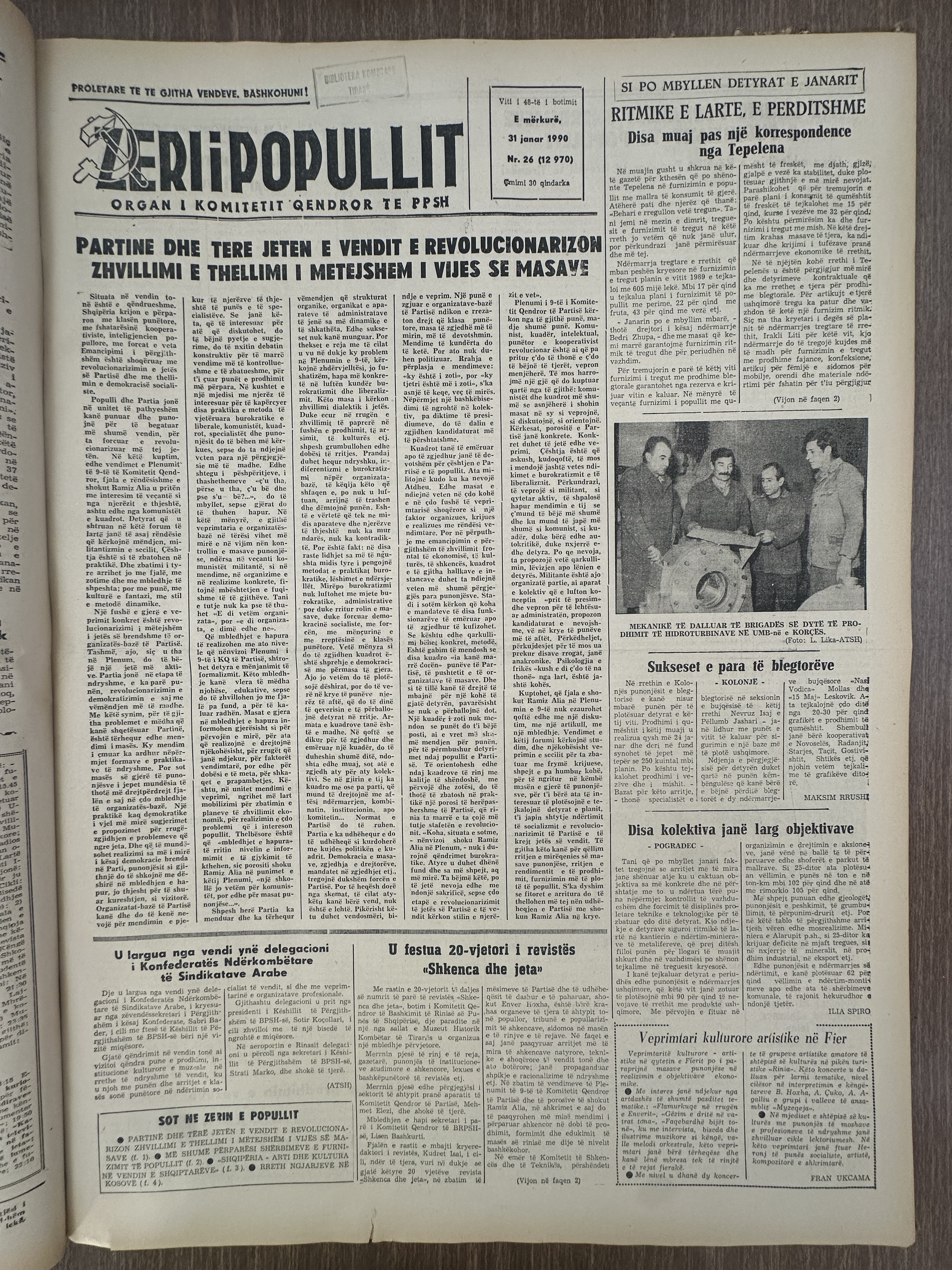 Zëri i Popullit 1990-01-31