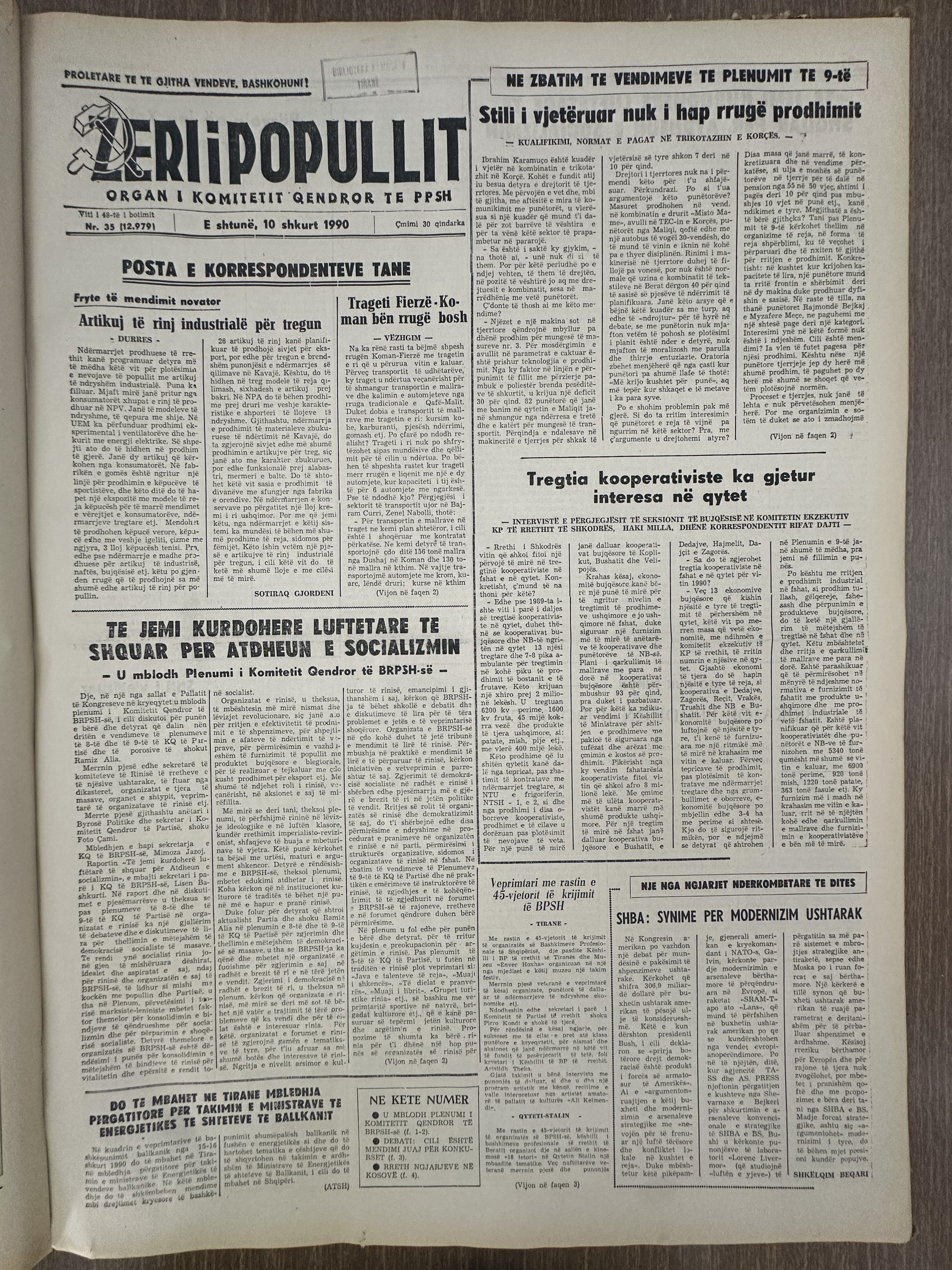 Zëri i Popullit 1990-02-10