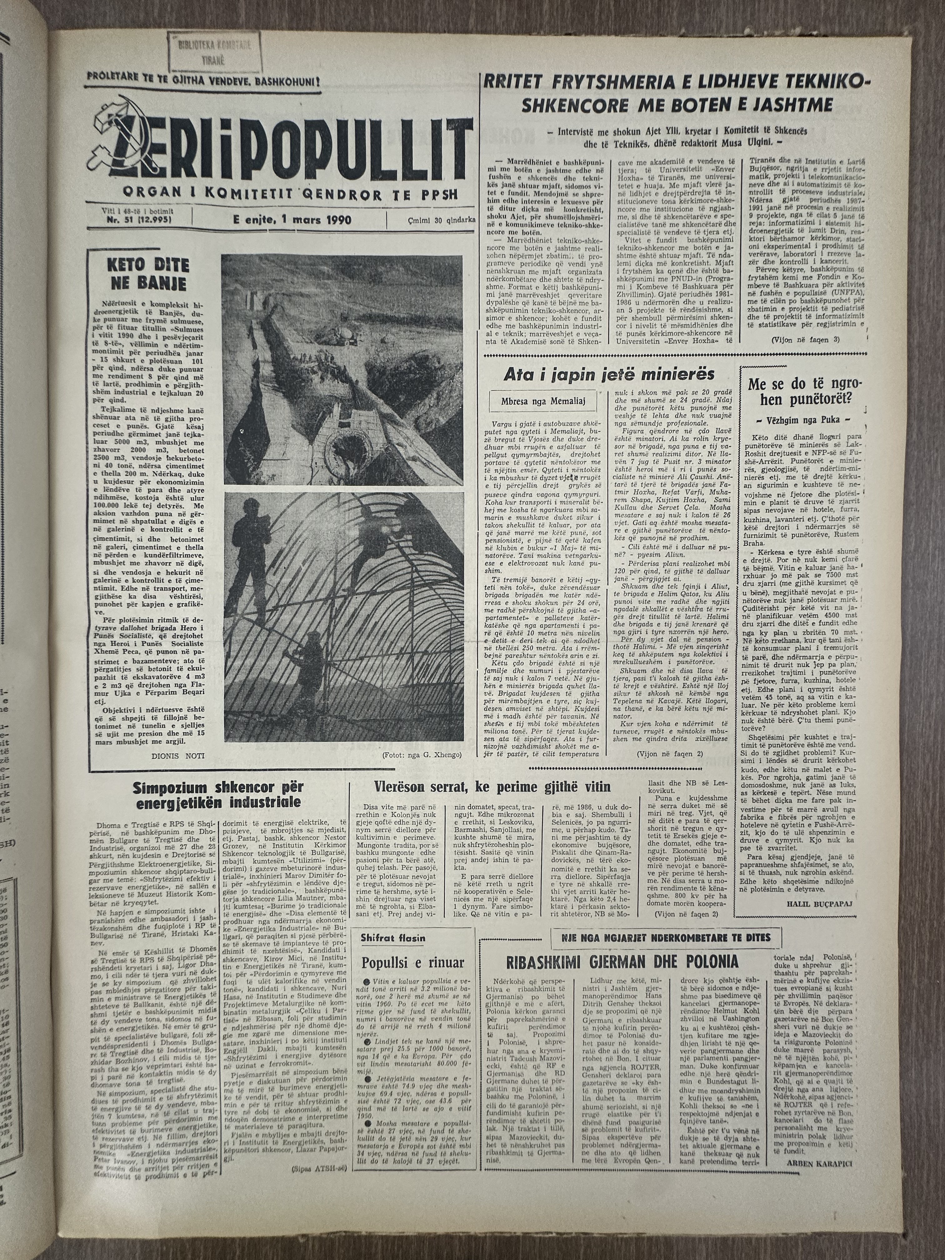 Zëri i Popullit 1990-03-01