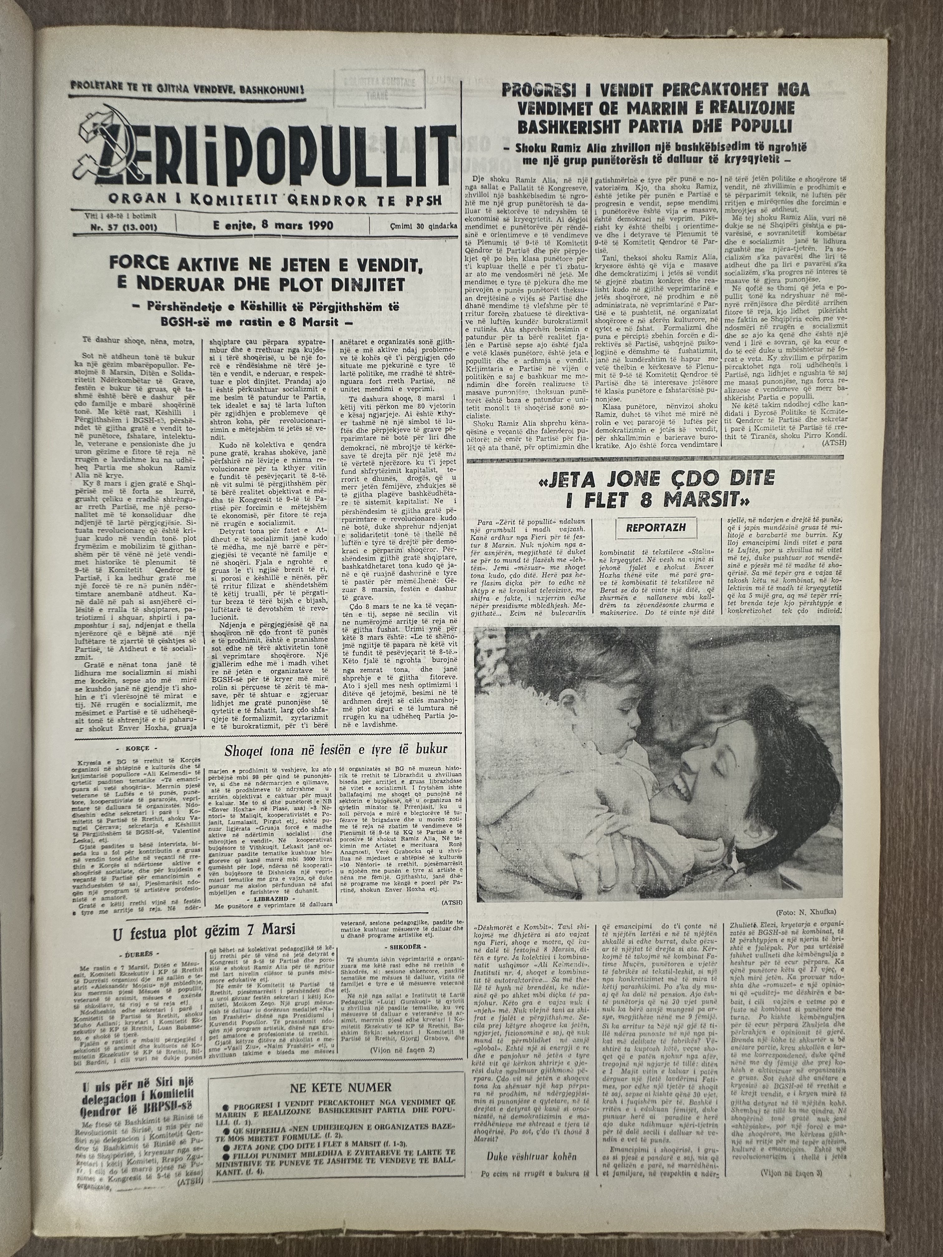 Zëri i Popullit 1990-03-08