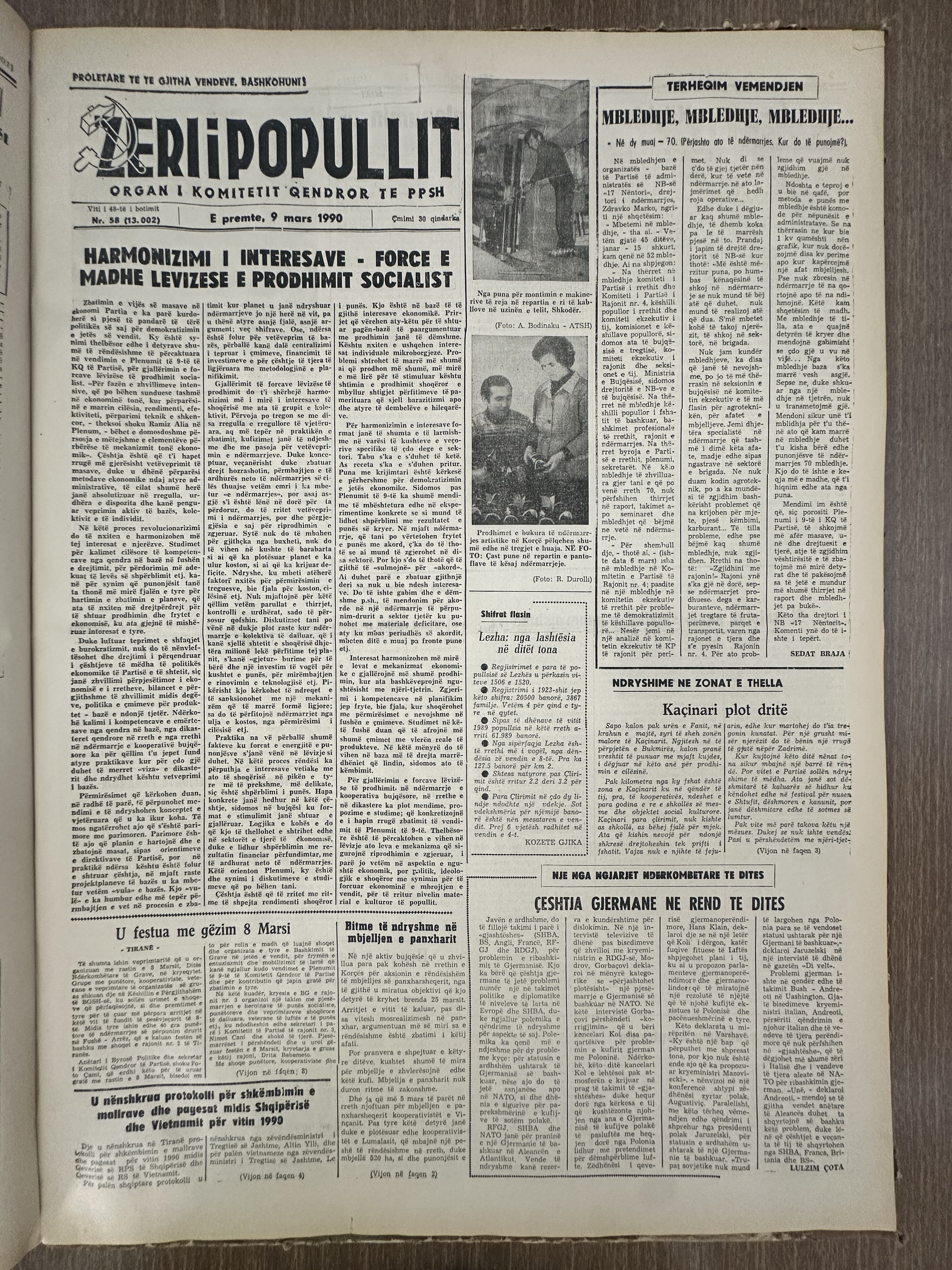 Zëri i Popullit 1990-03-09
