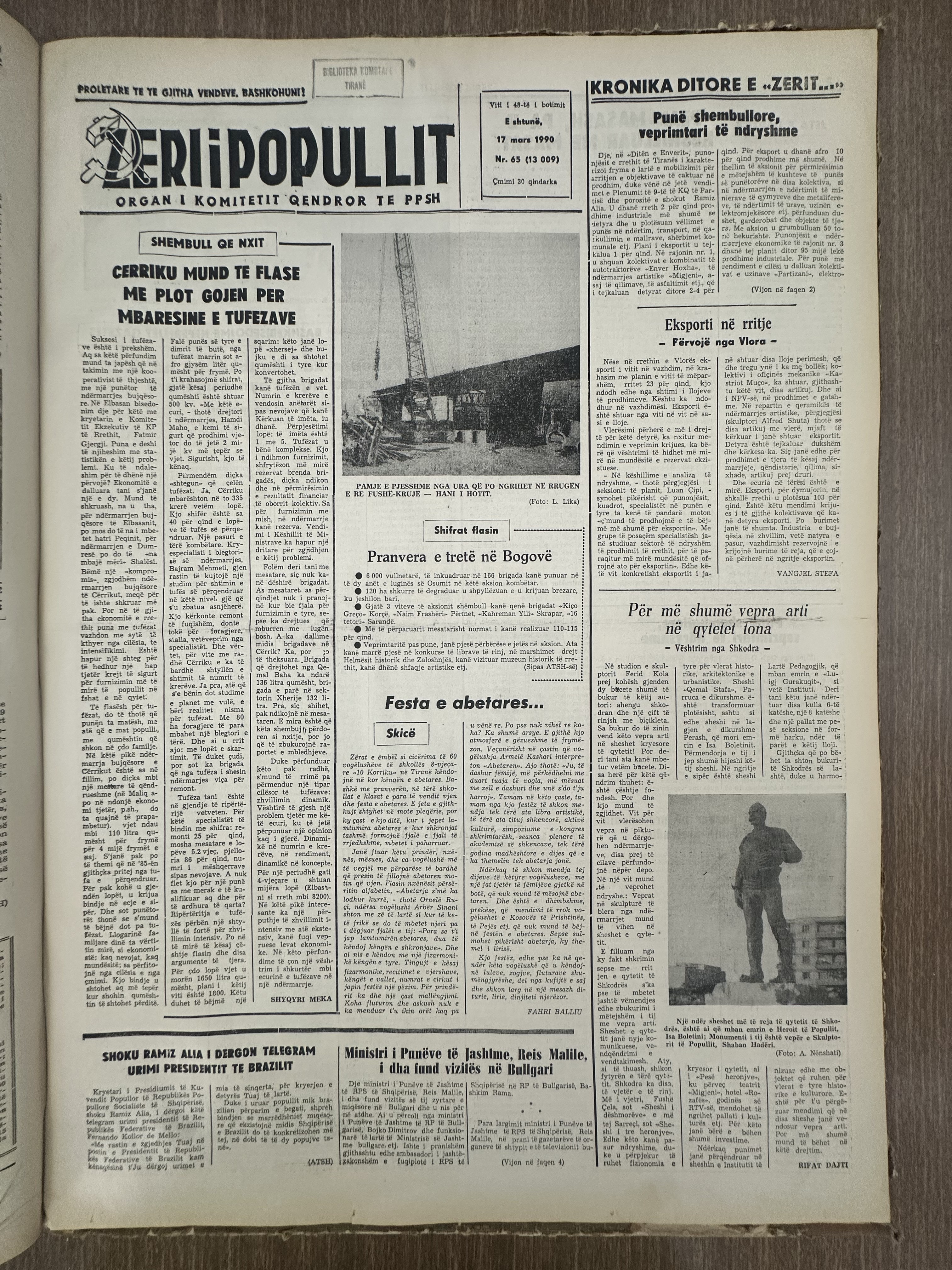 Zëri i Popullit 1990-03-17