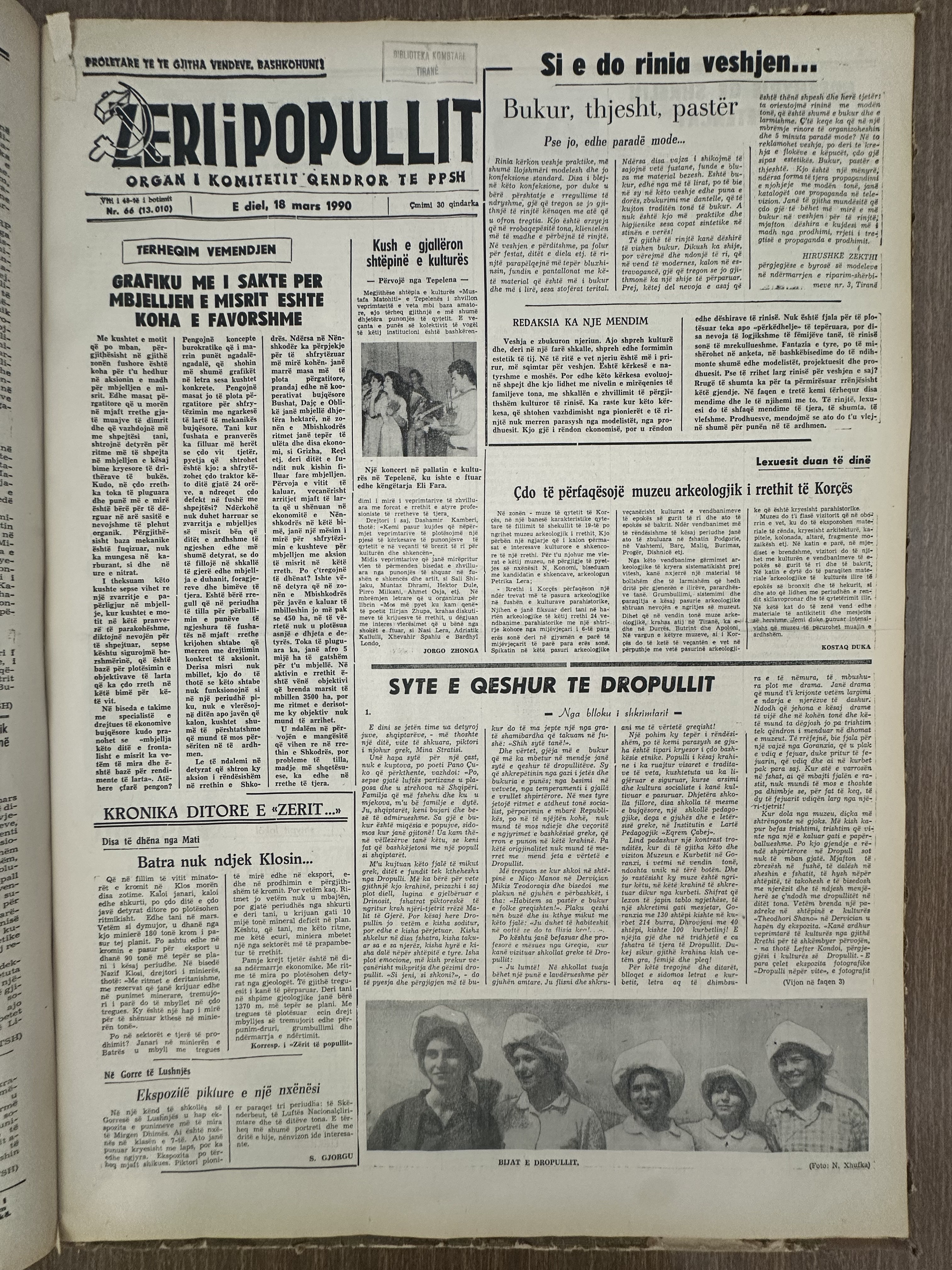 Zëri i Popullit 1990-03-18