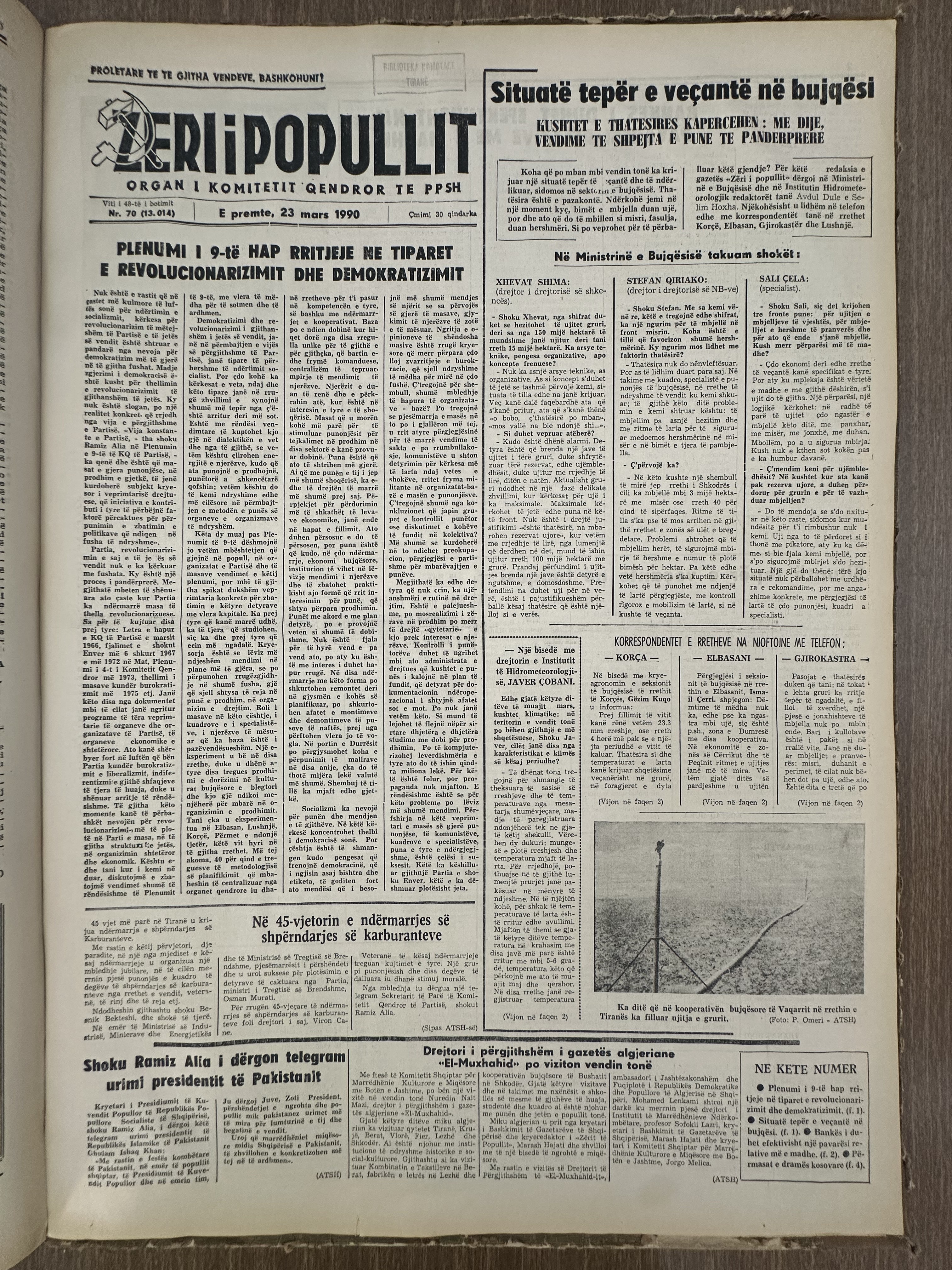 Zëri i Popullit 1990-03-23