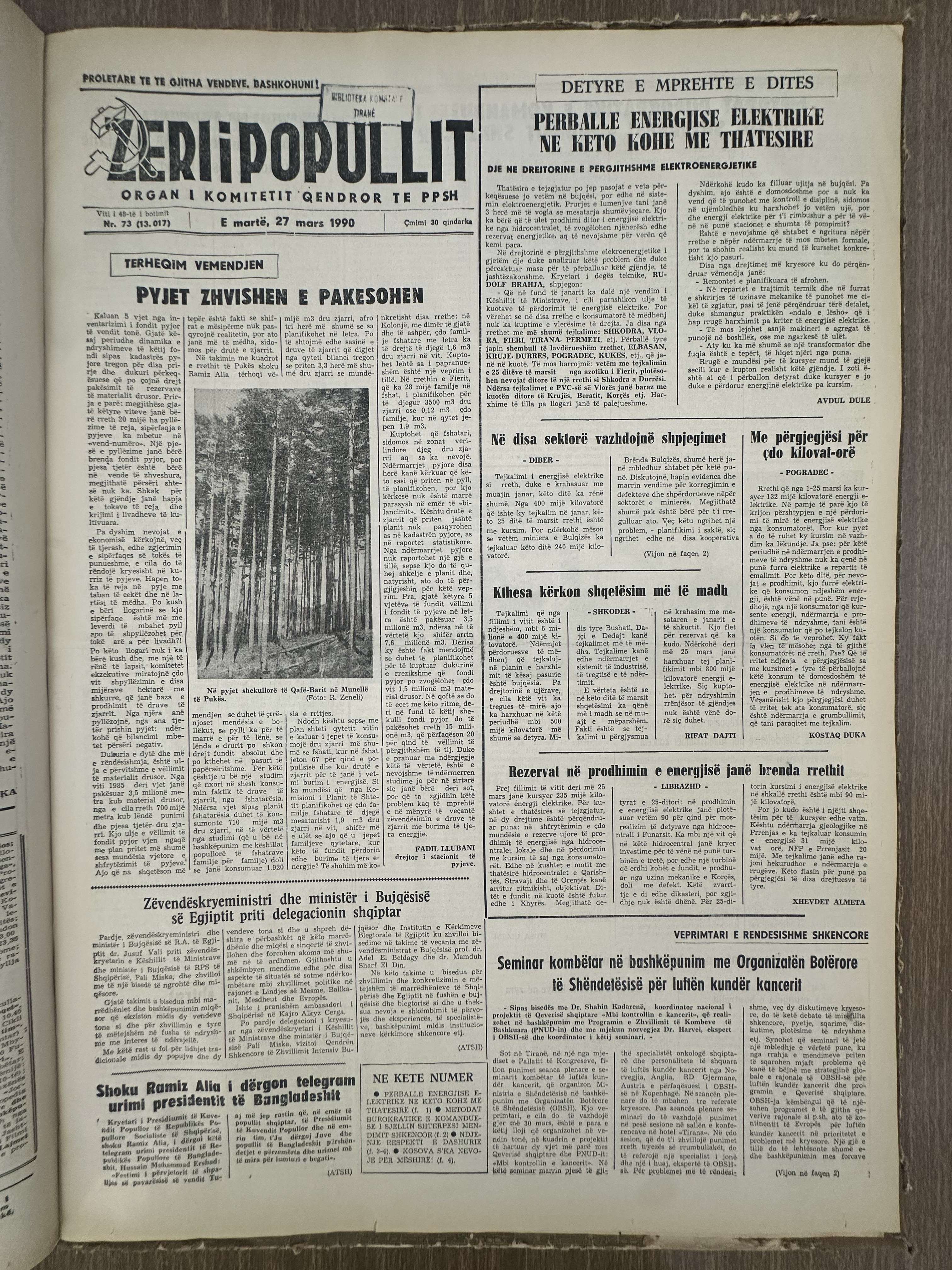 Zëri i Popullit 1990-03-27