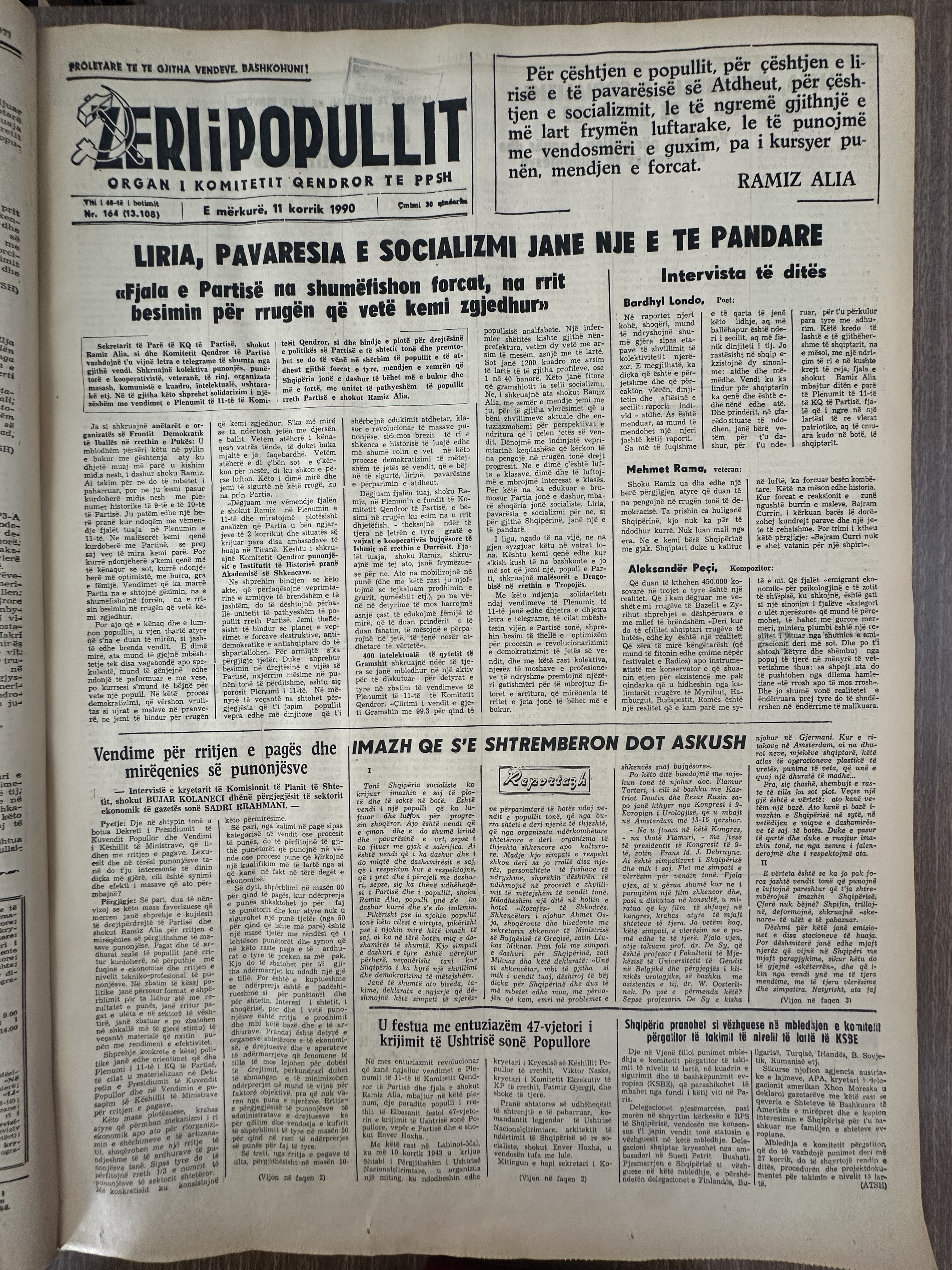 Zëri i Popullit 1990-07-11