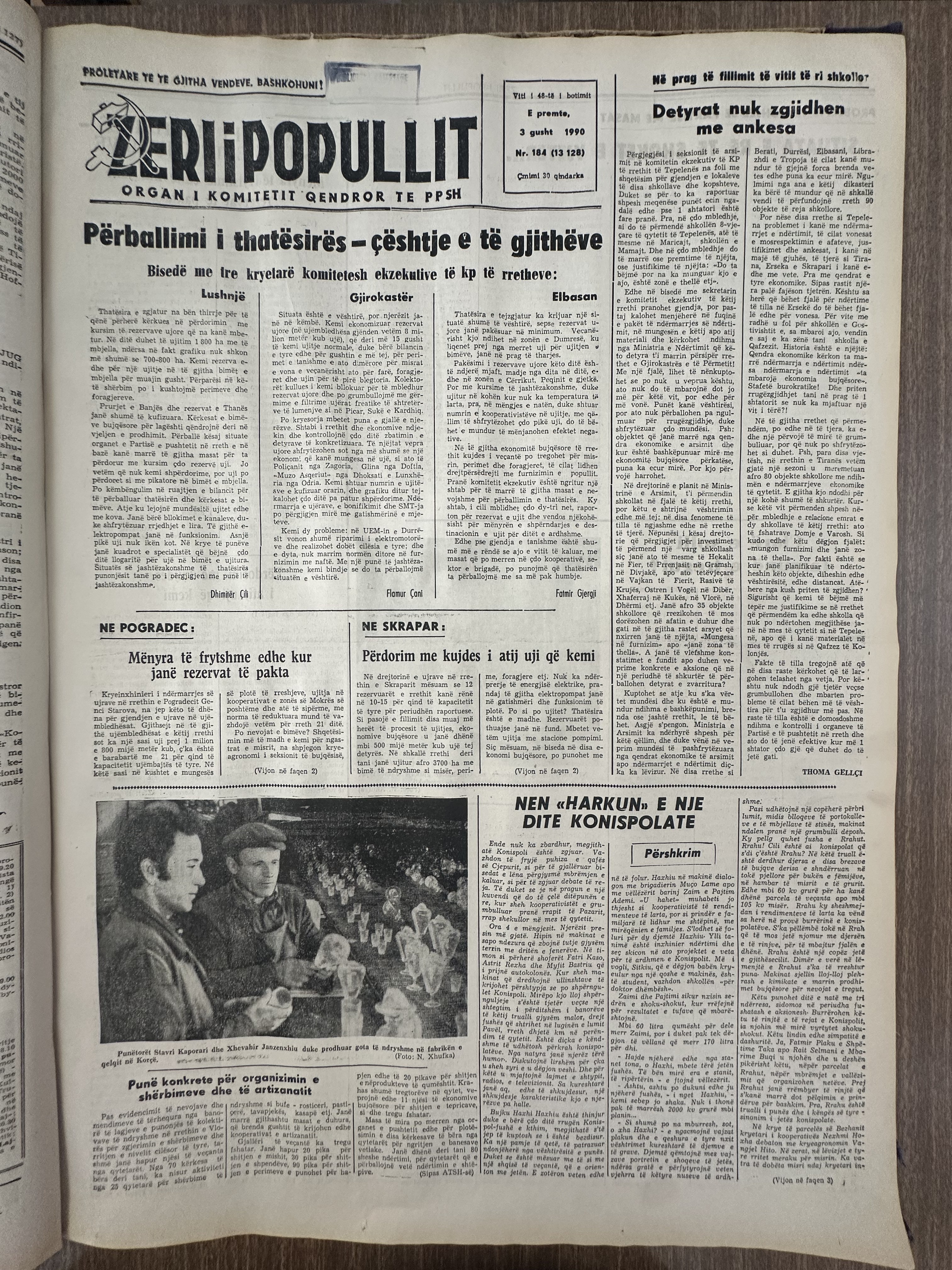 Zëri i Popullit 1990-08-03
