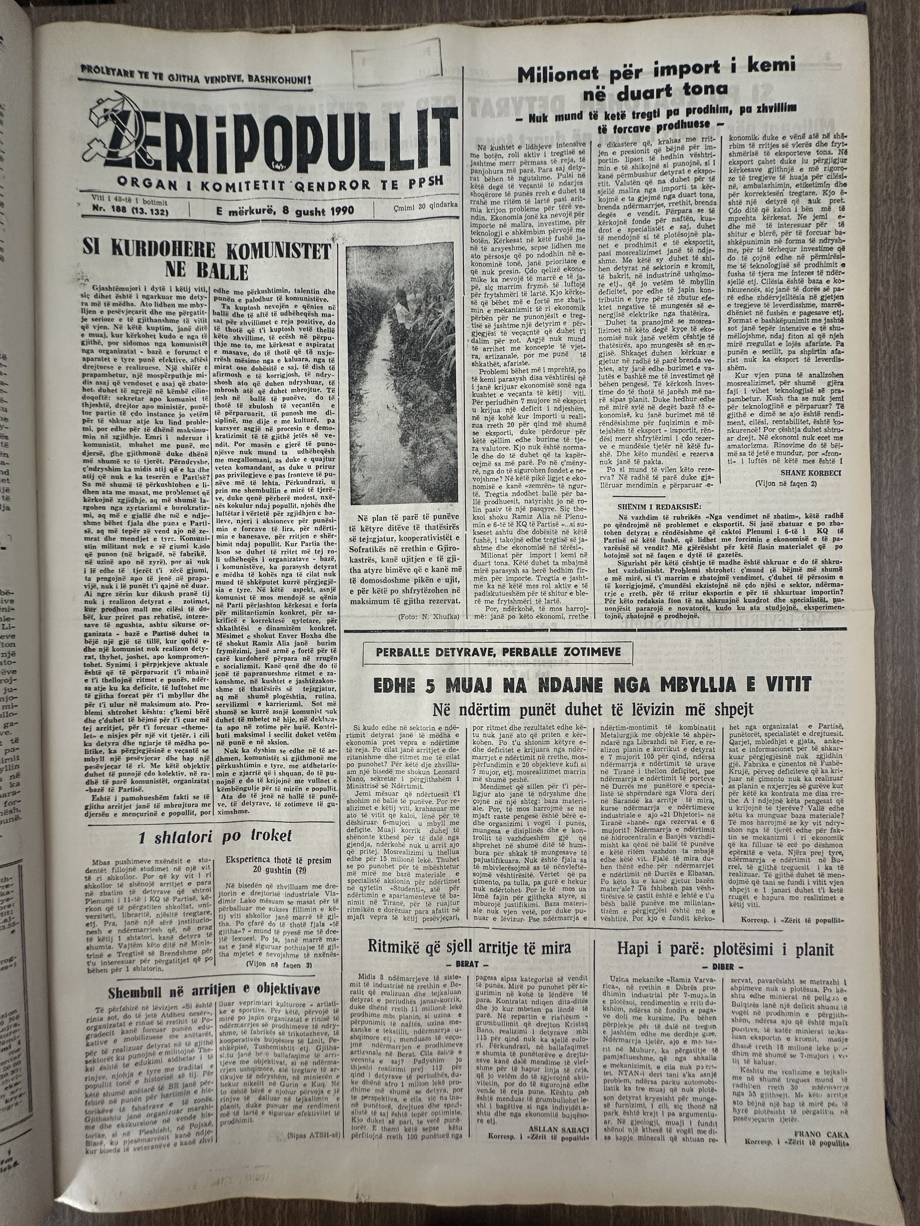 Zëri i Popullit 1990-08-08