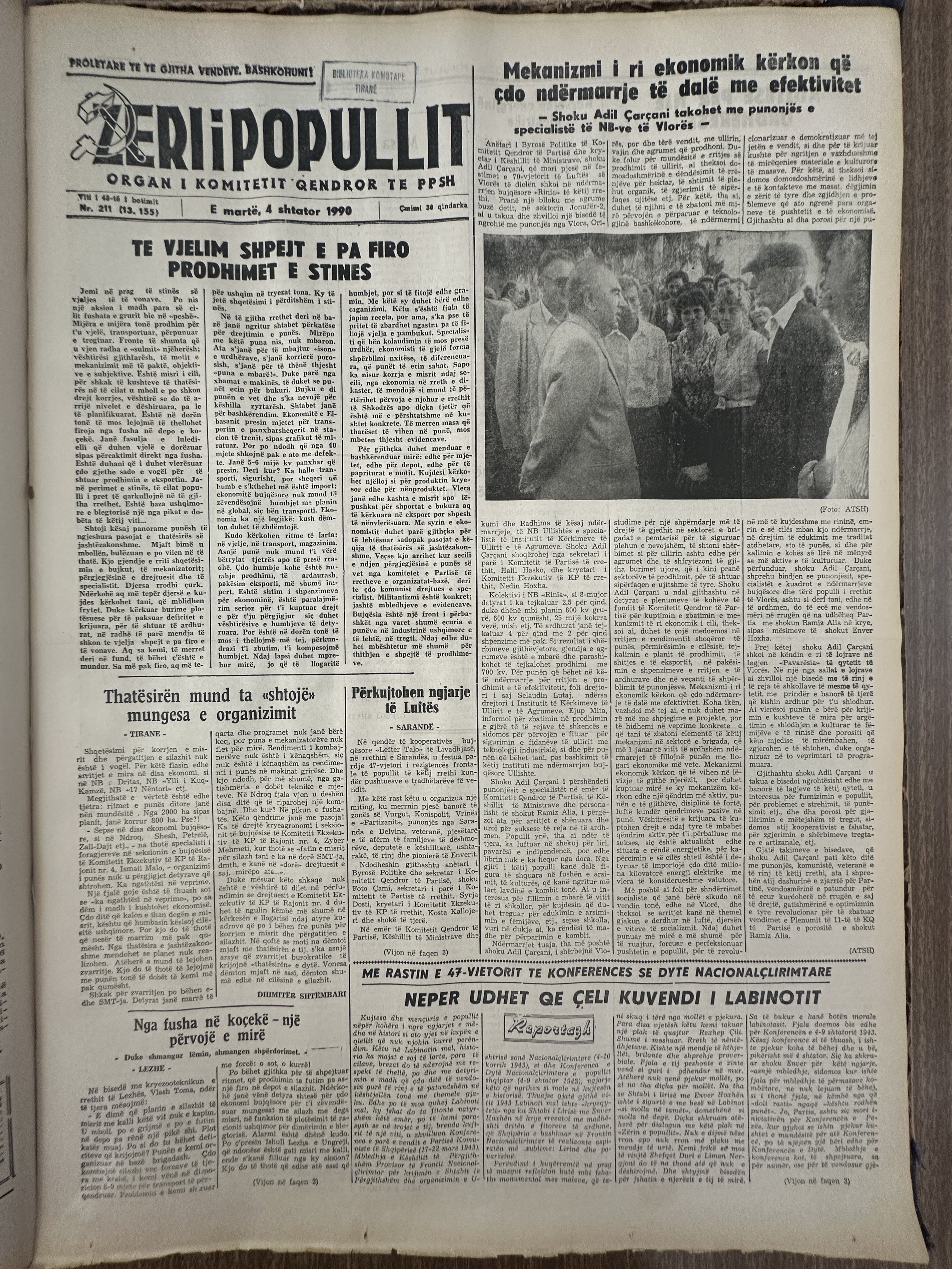 Zëri i Popullit 1990-09-04
