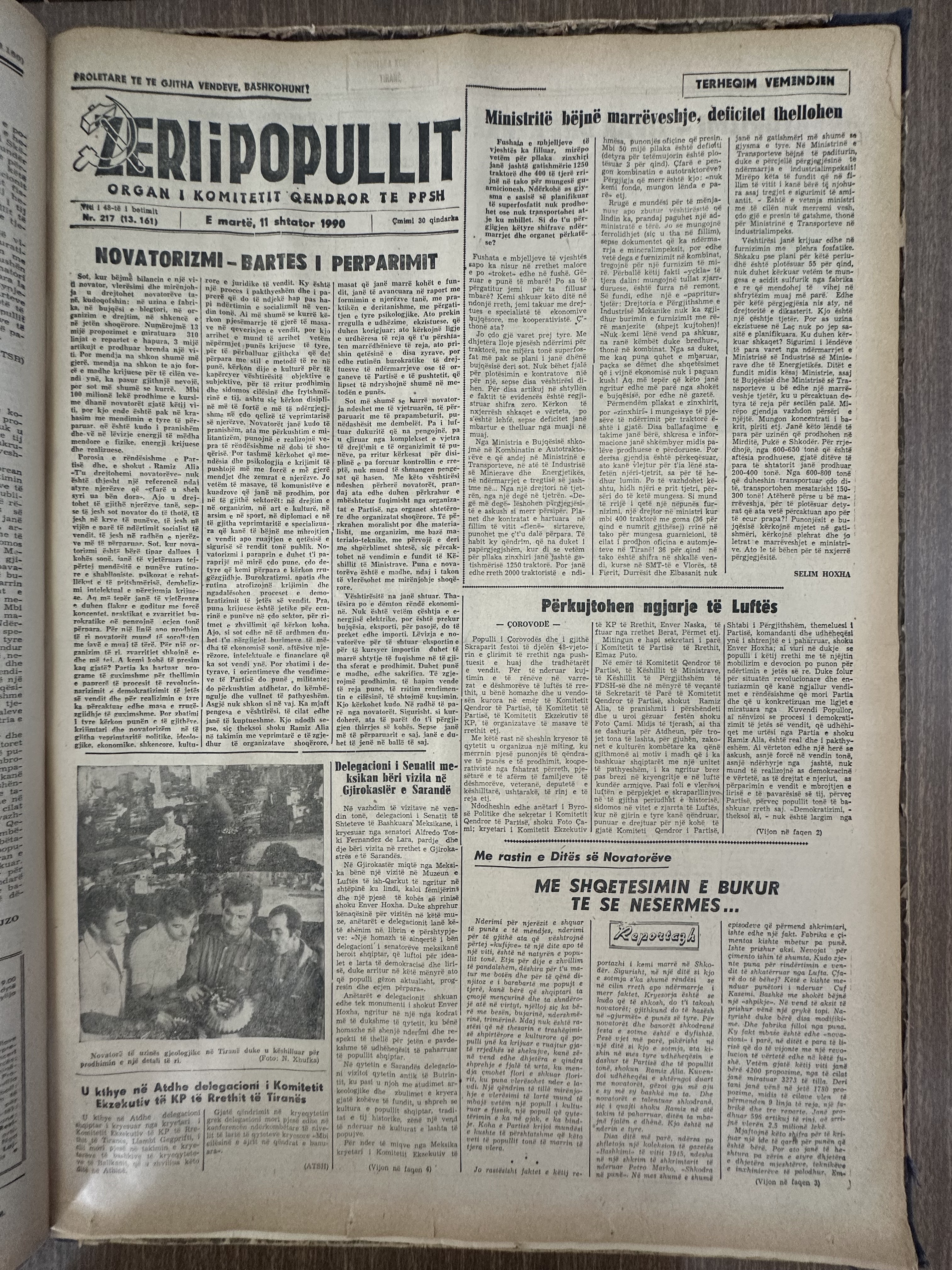 Zëri i Popullit 1990-09-11