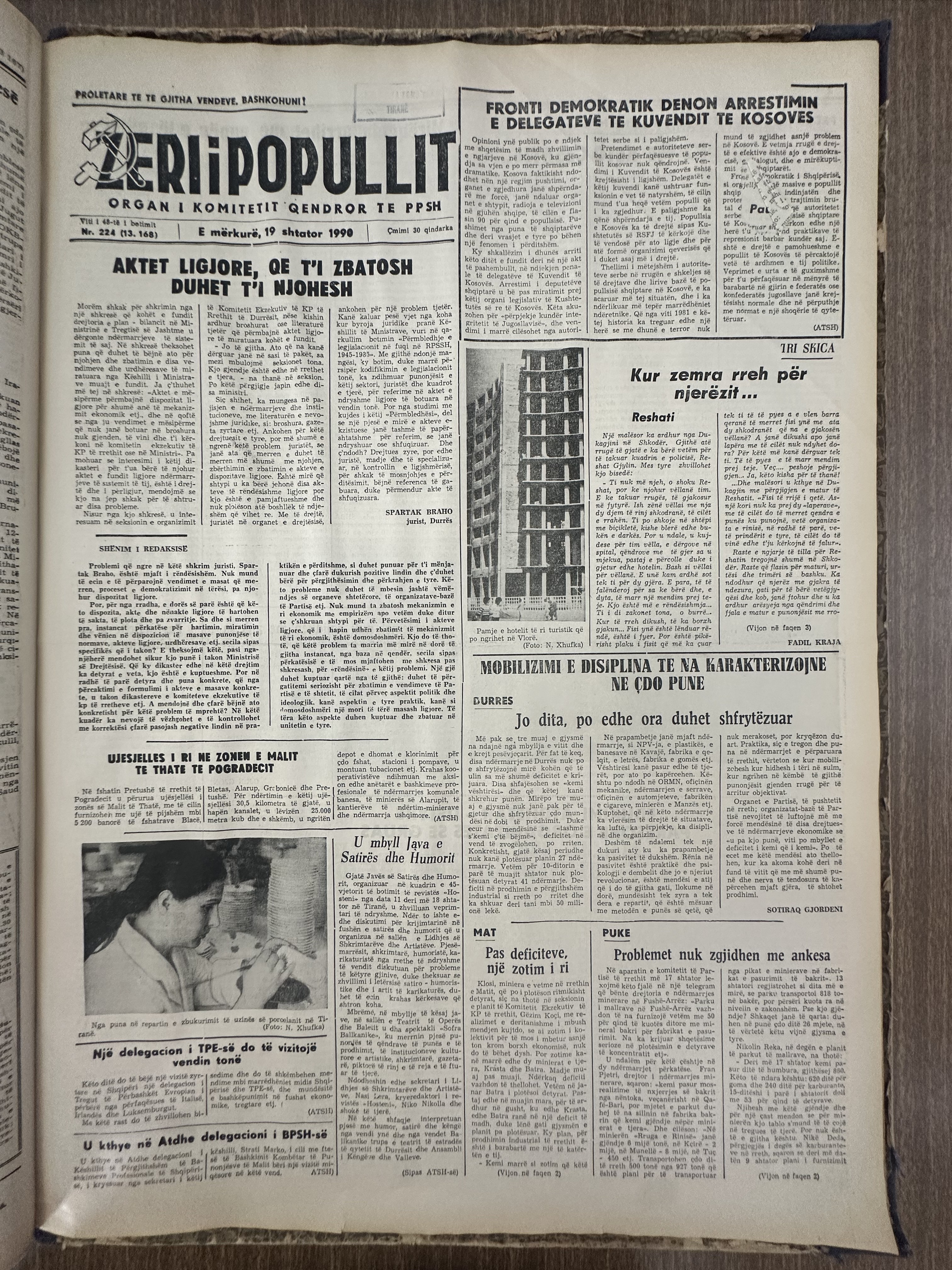 Zëri i Popullit 1990-02-19