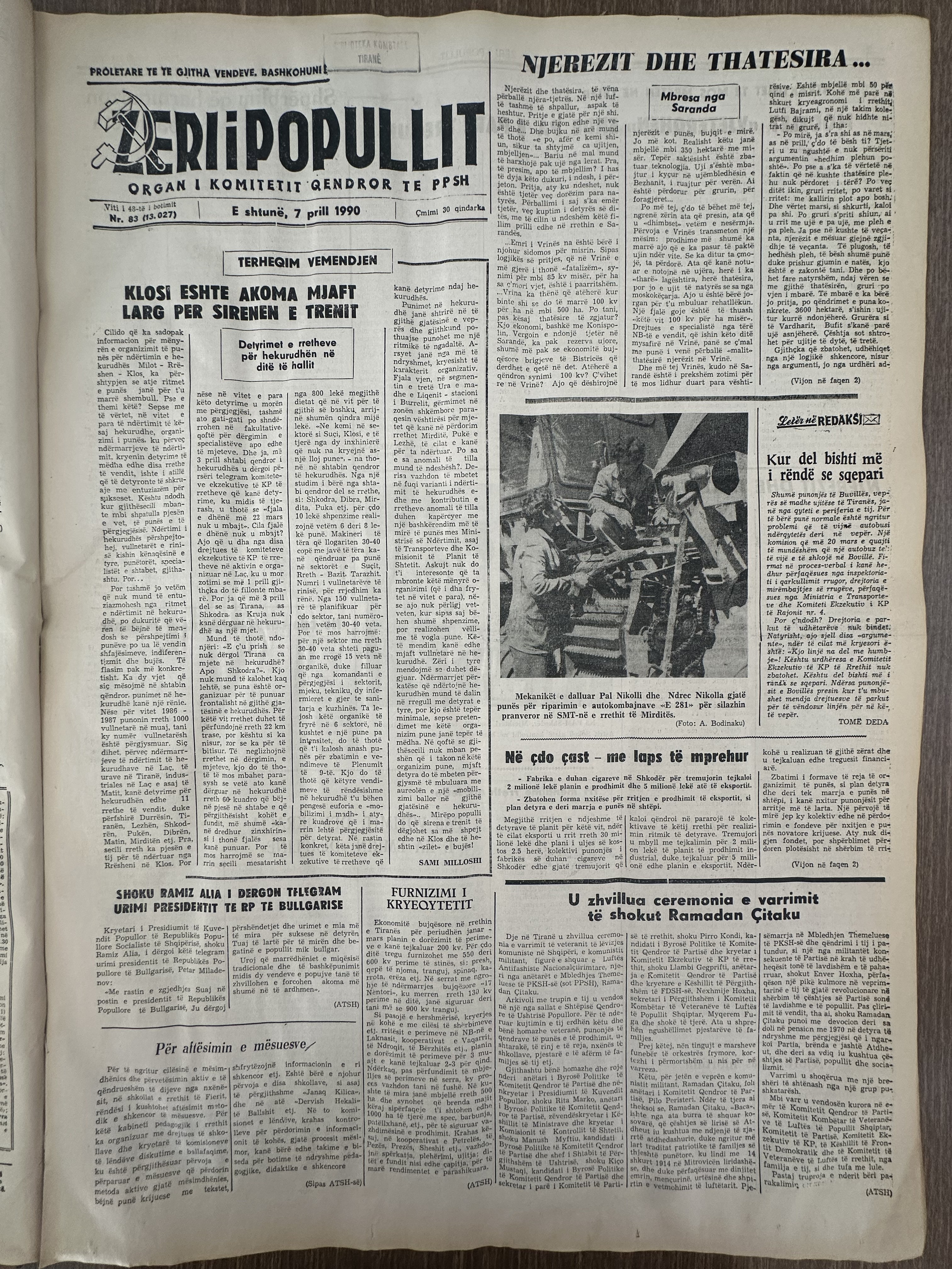 Zëri i Popullit 1990-04-07