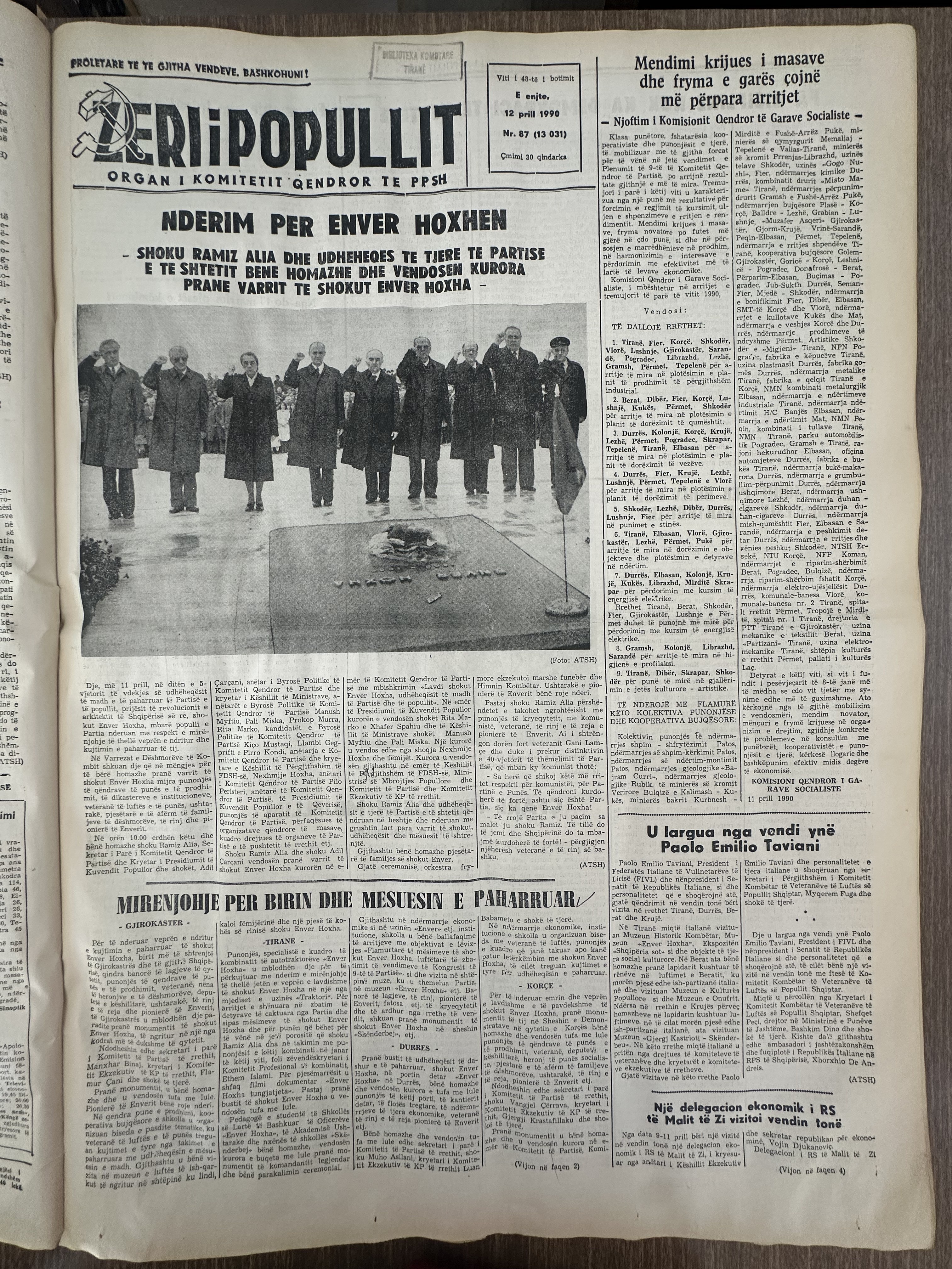 Zëri i Popullit 1990-04-12