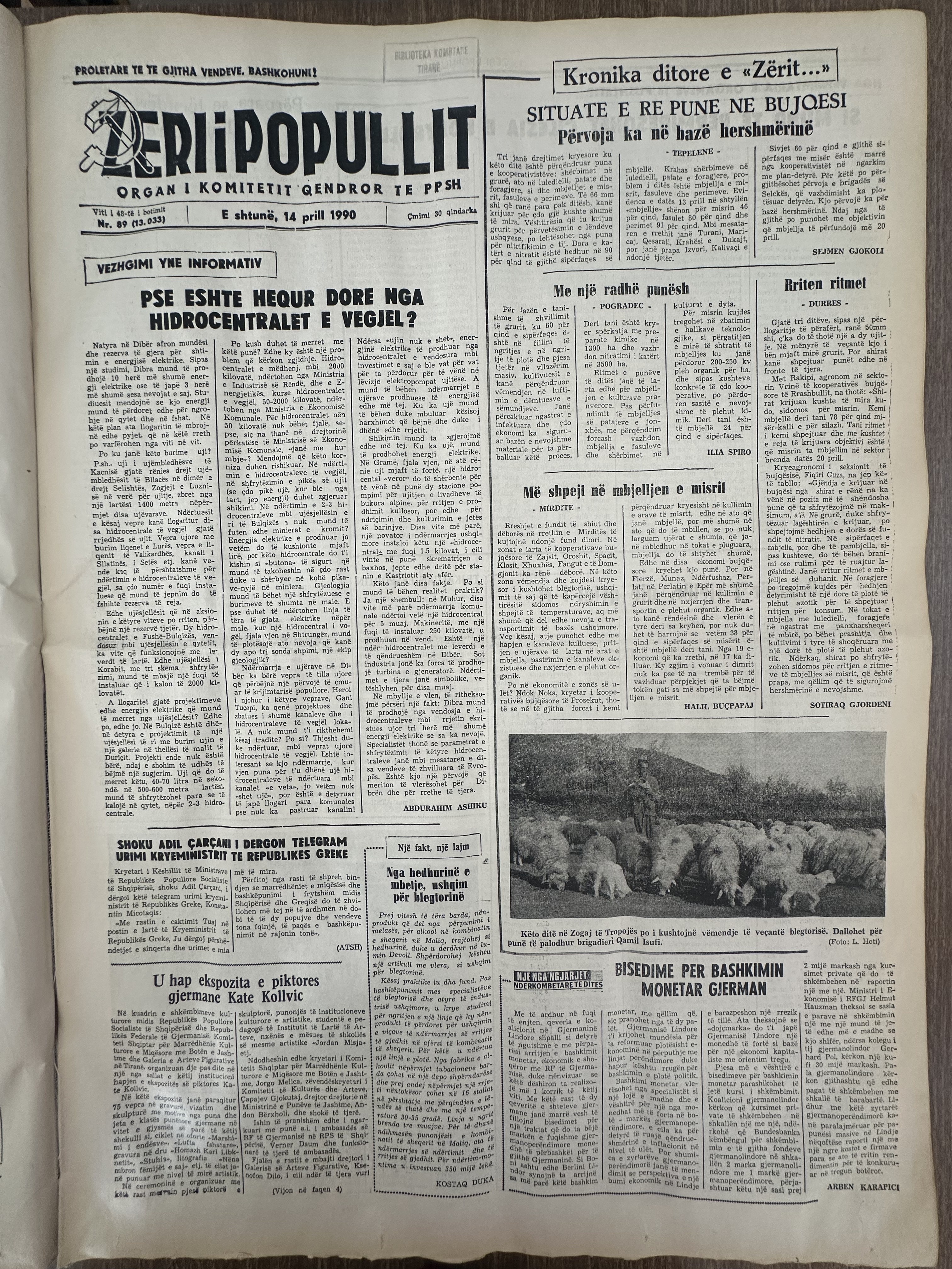 Zëri i Popullit 1990-04-14