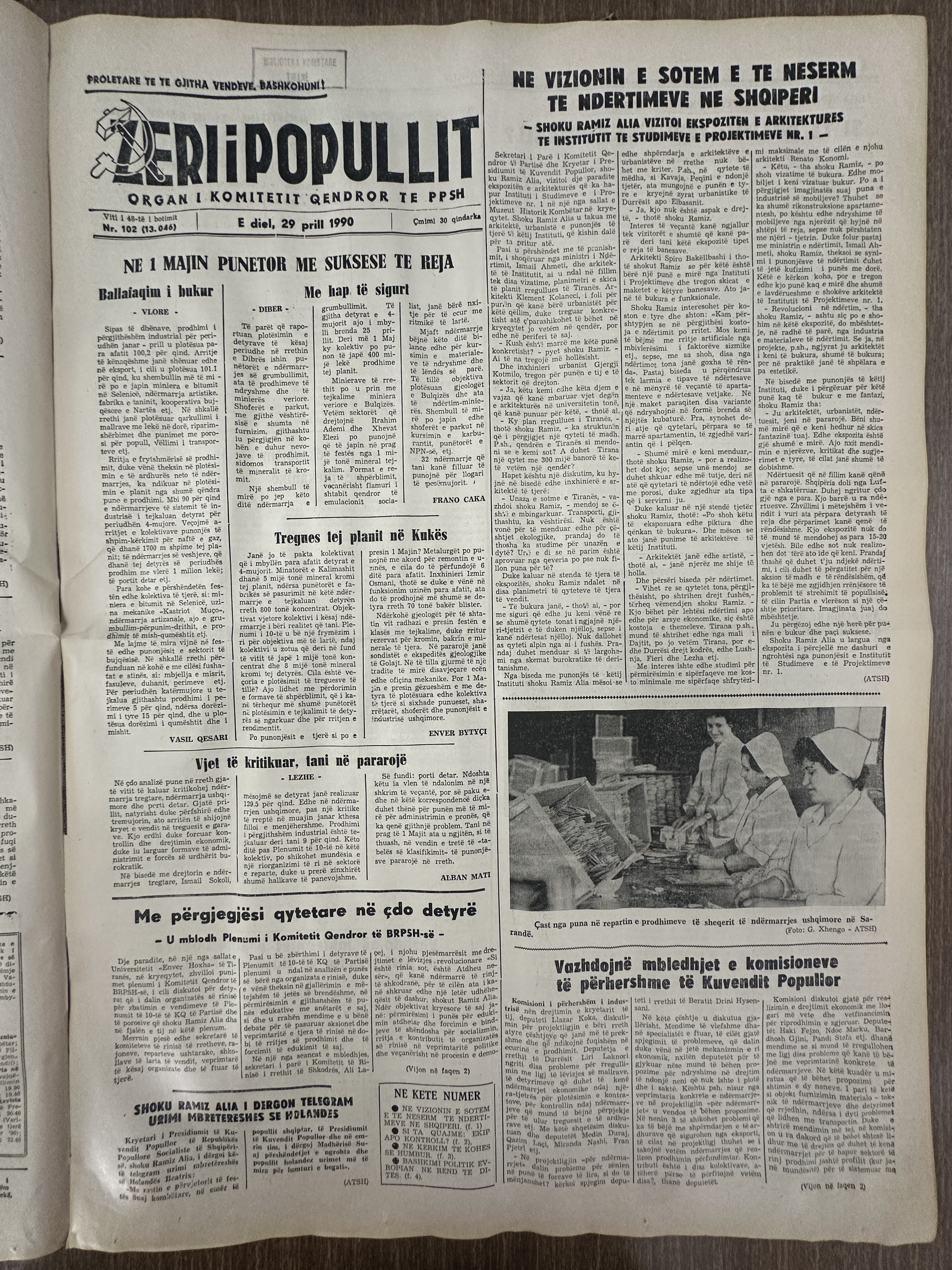 Zëri i Popullit 1990-04-29