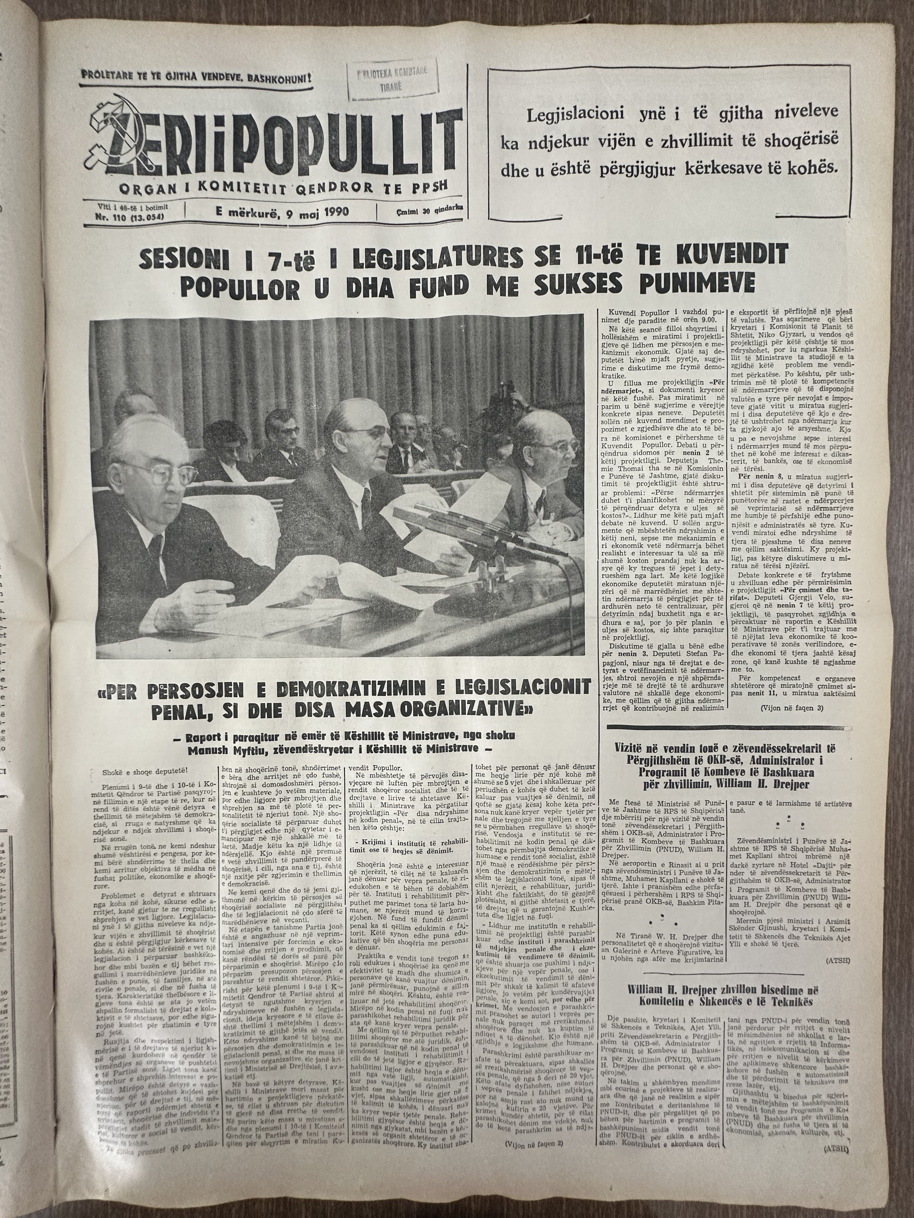 Zëri i Popullit 1990-05-09