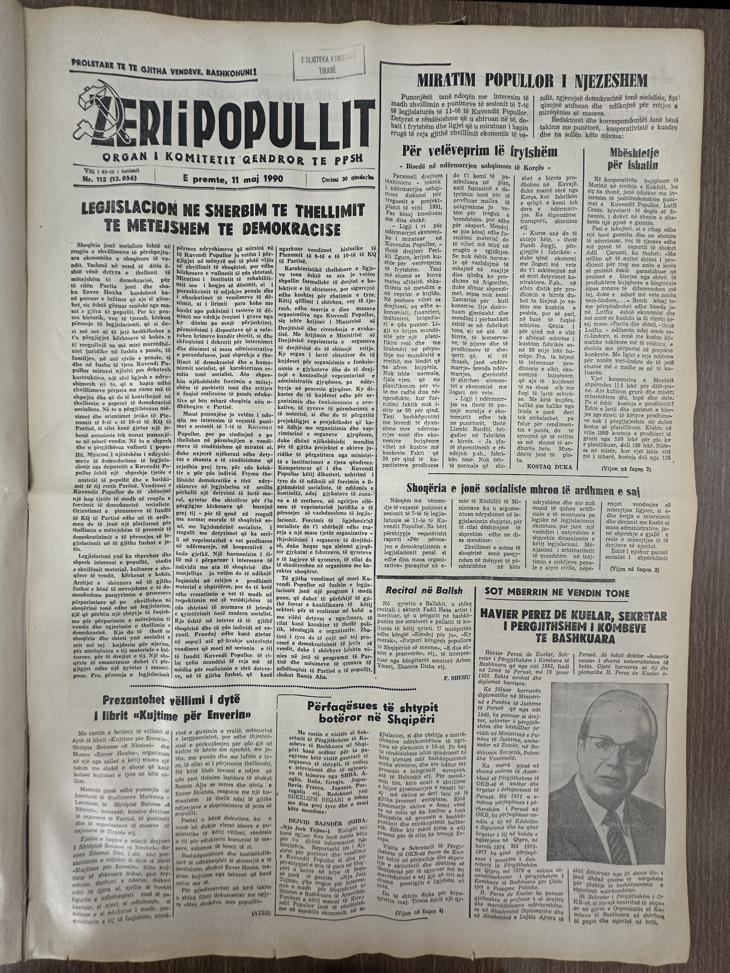Zëri i Popullit 1990-05-11