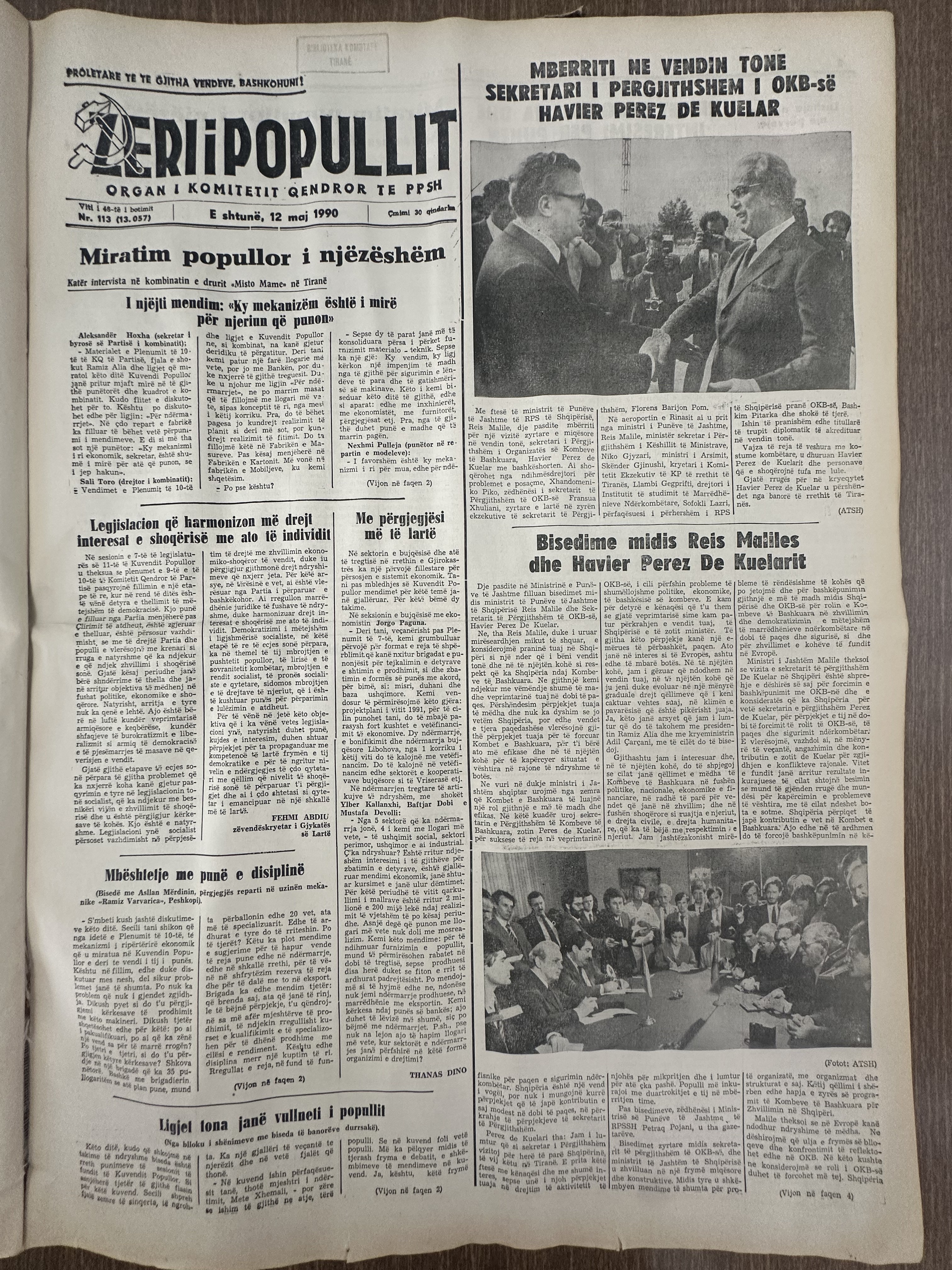 Zëri i Popullit 1990-05-12