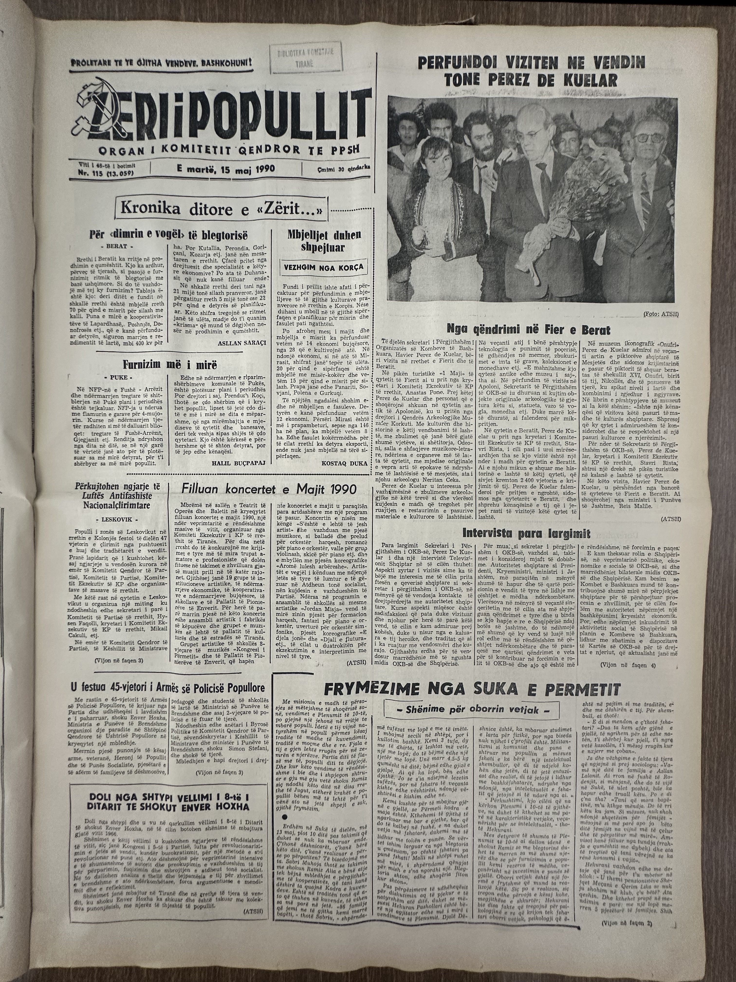 Zëri i Popullit 1990-05-15