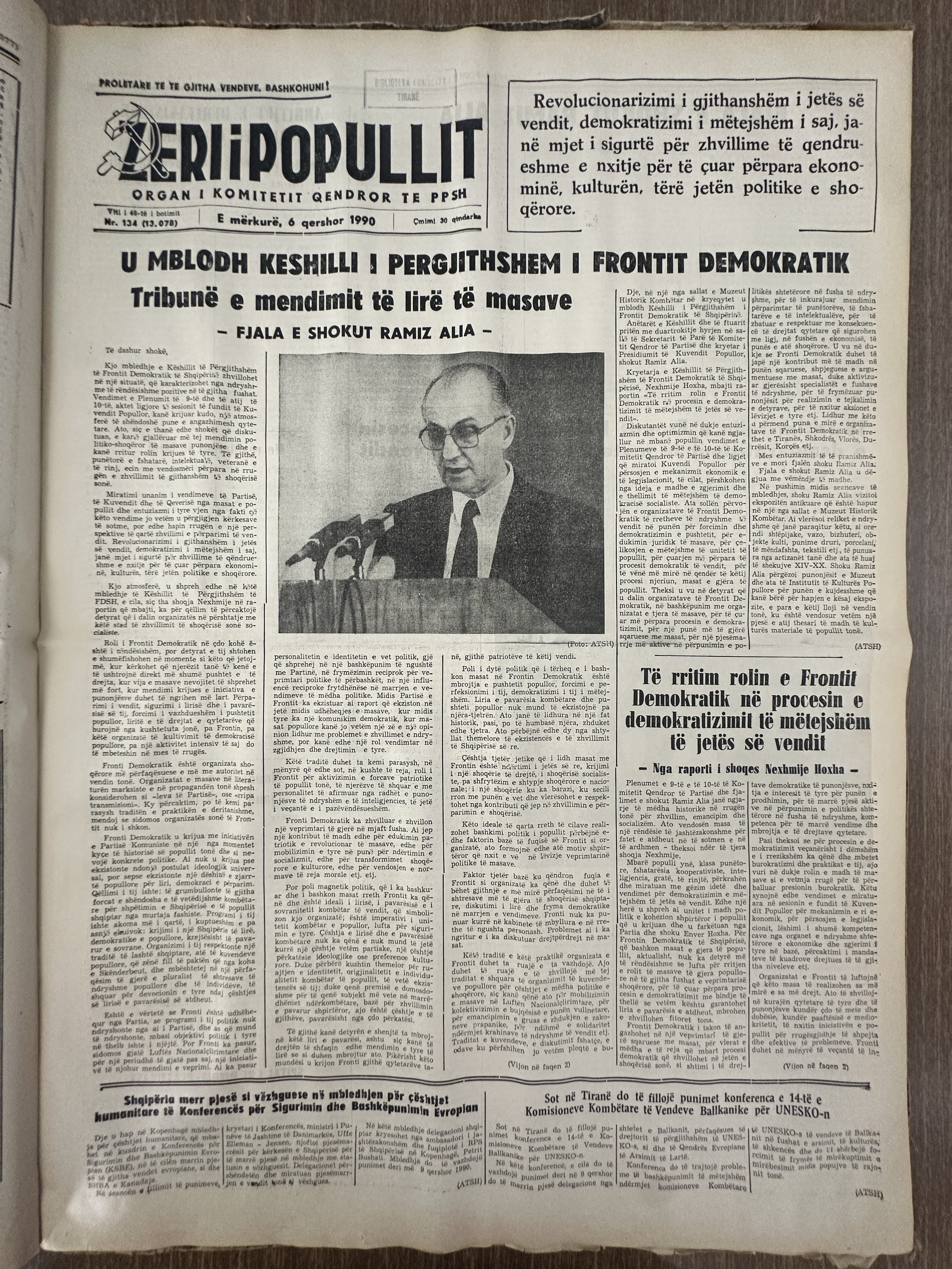 Zëri i Popullit 1990-06-06
