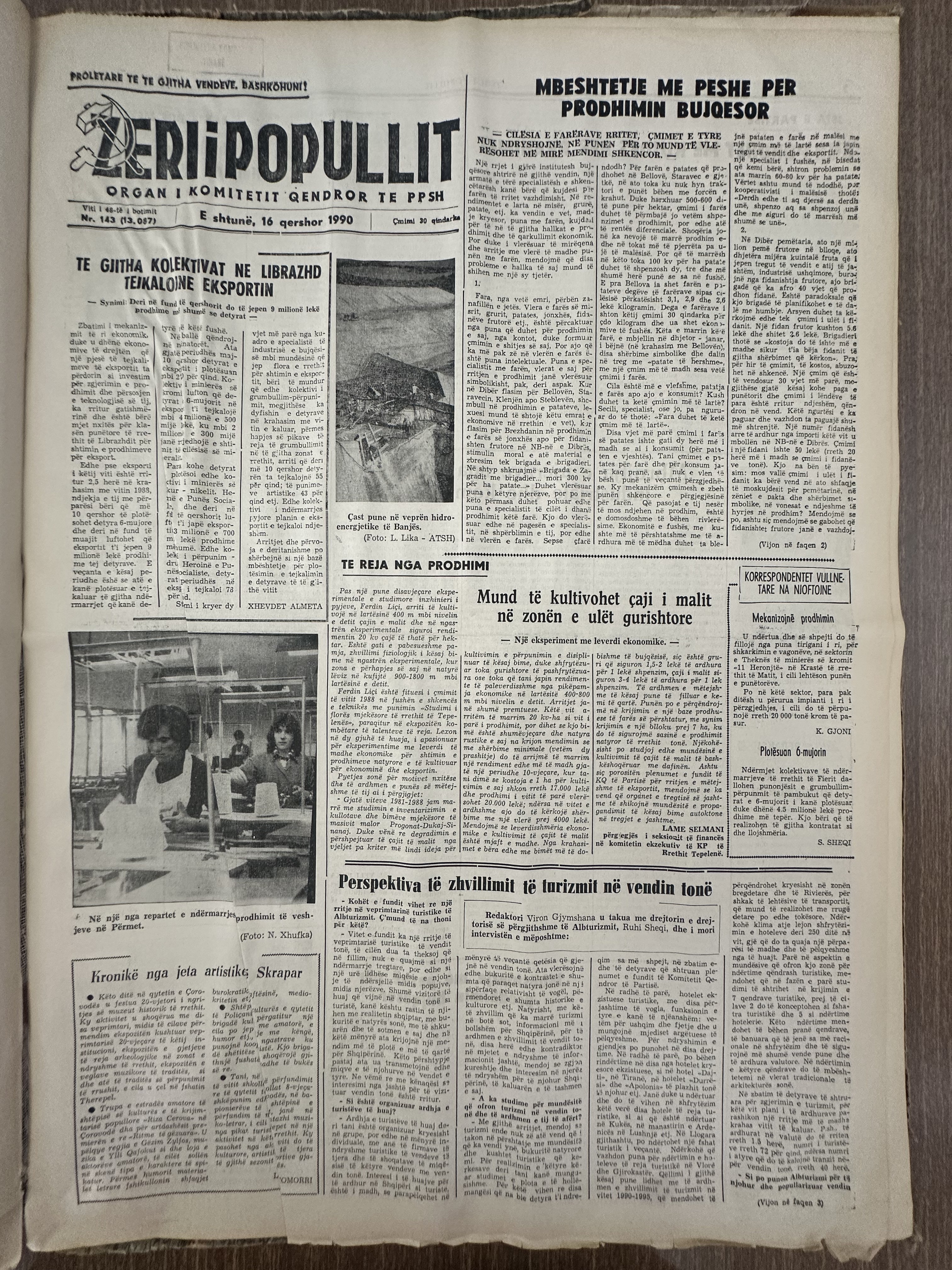 Zëri i Popullit 1990-06-16