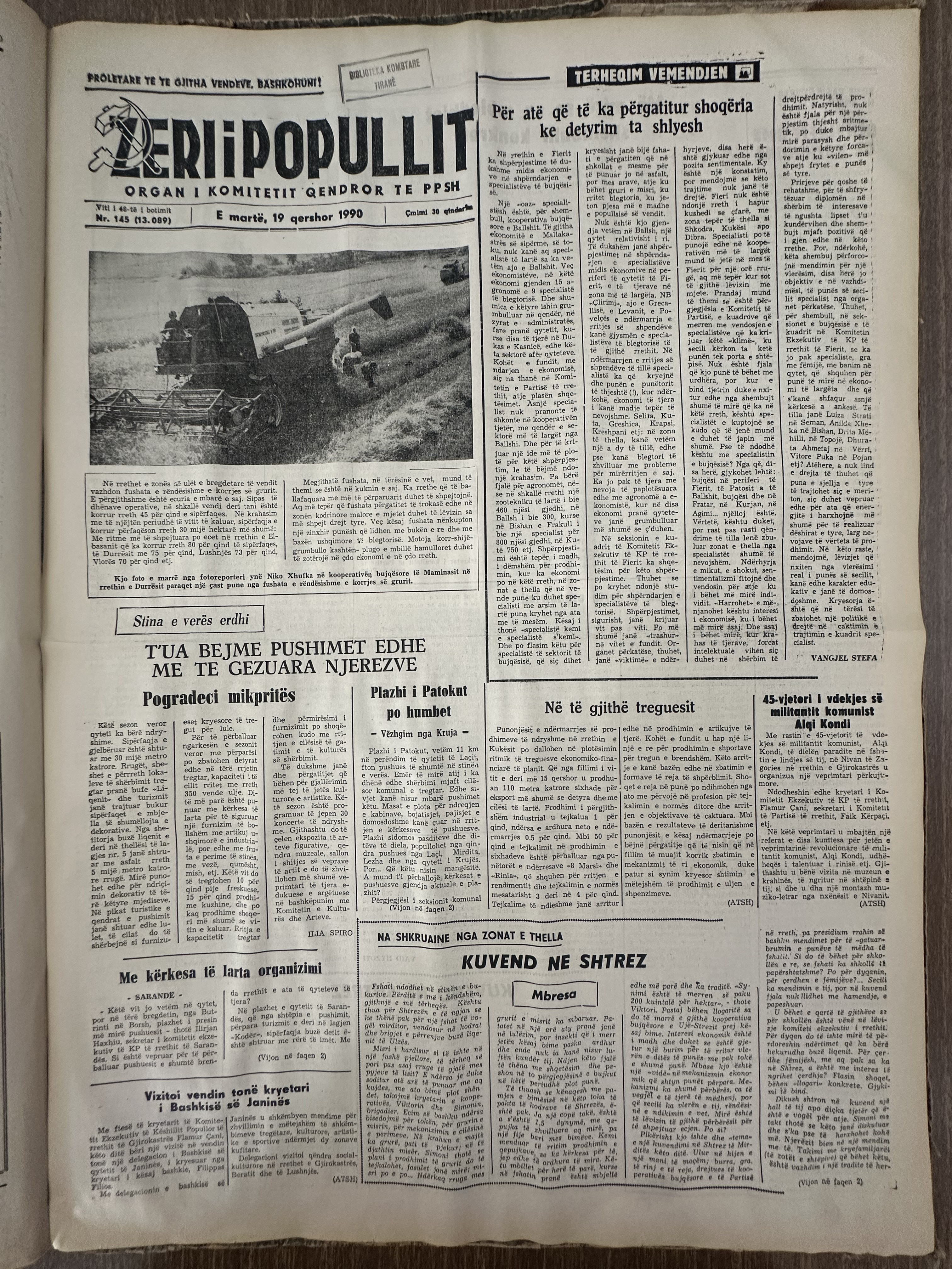 Zëri i Popullit 1990-06-19
