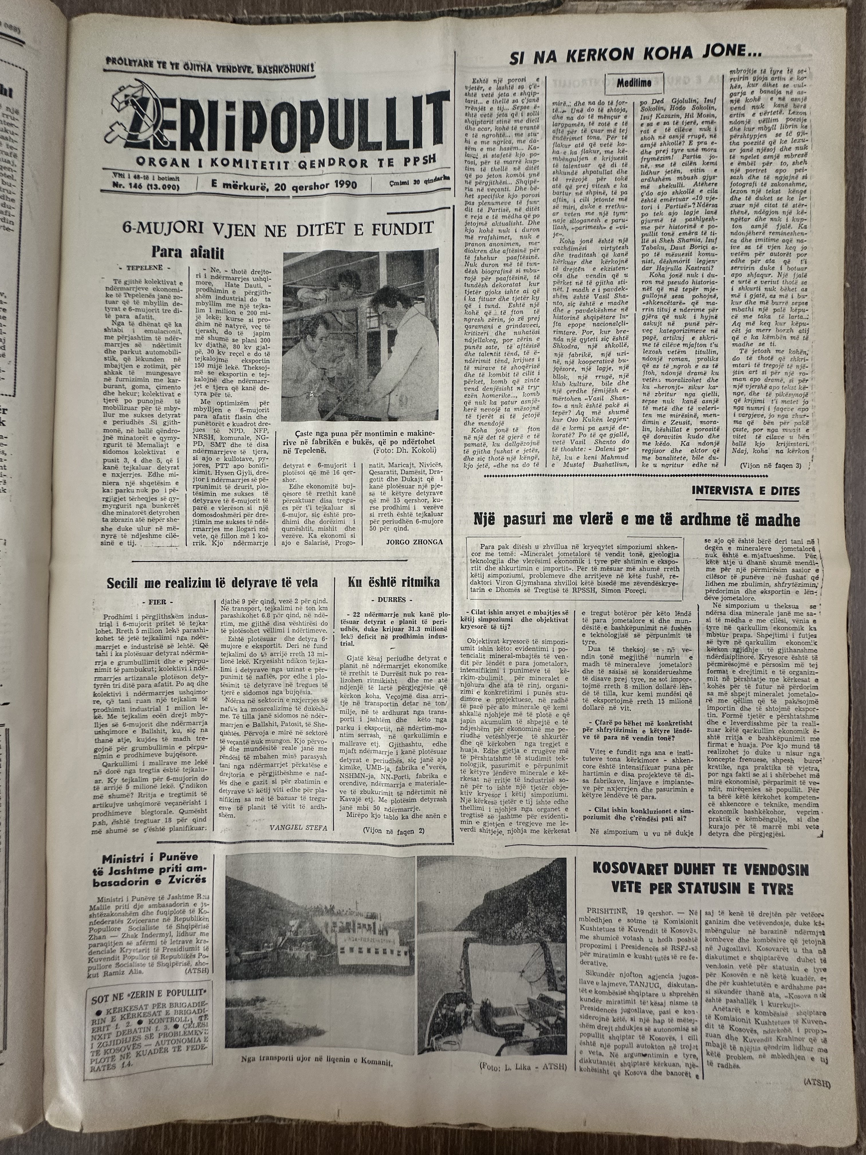 Zëri i Popullit 1990-06-20