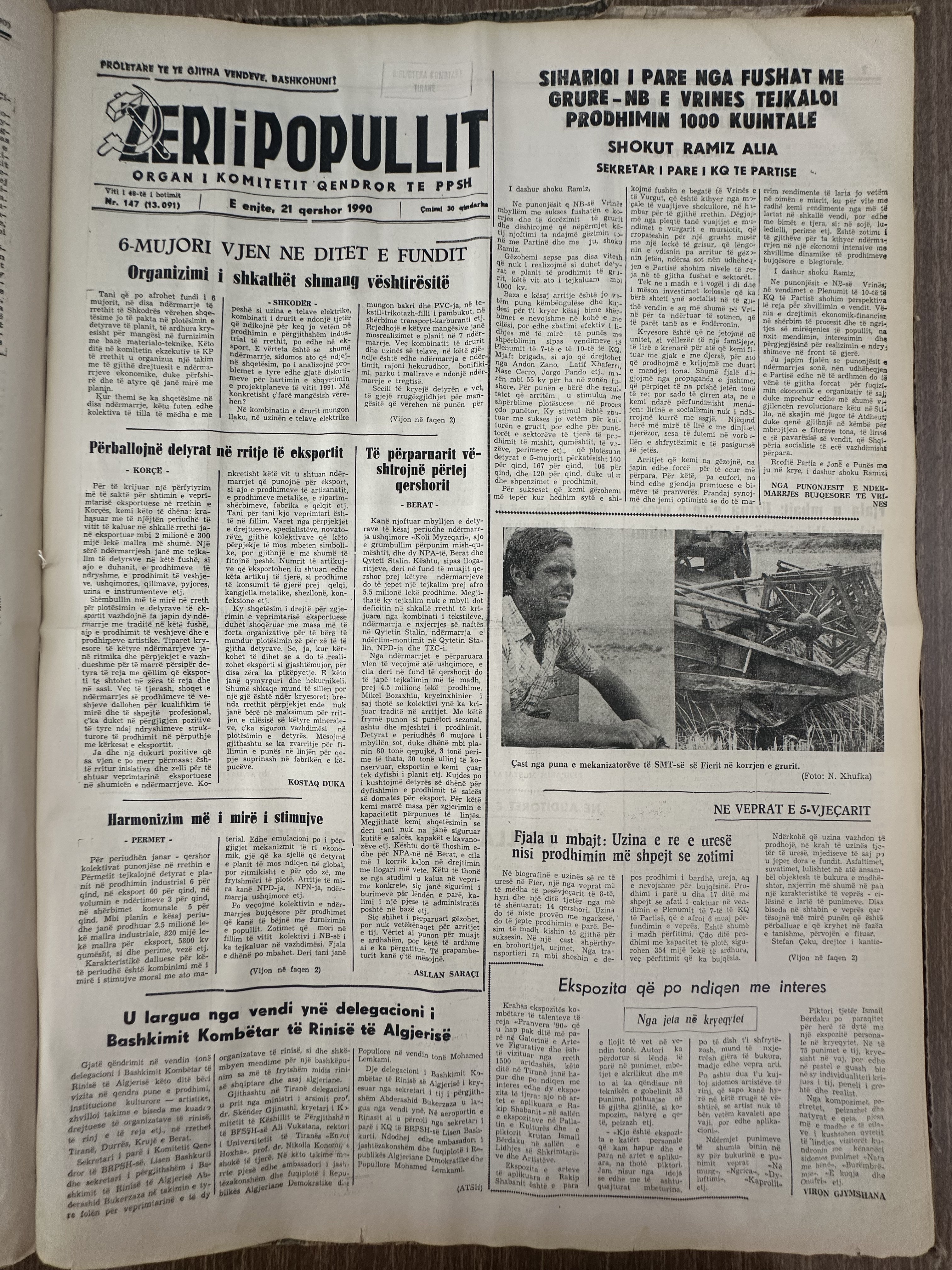 Zëri i Popullit 1990-06-21