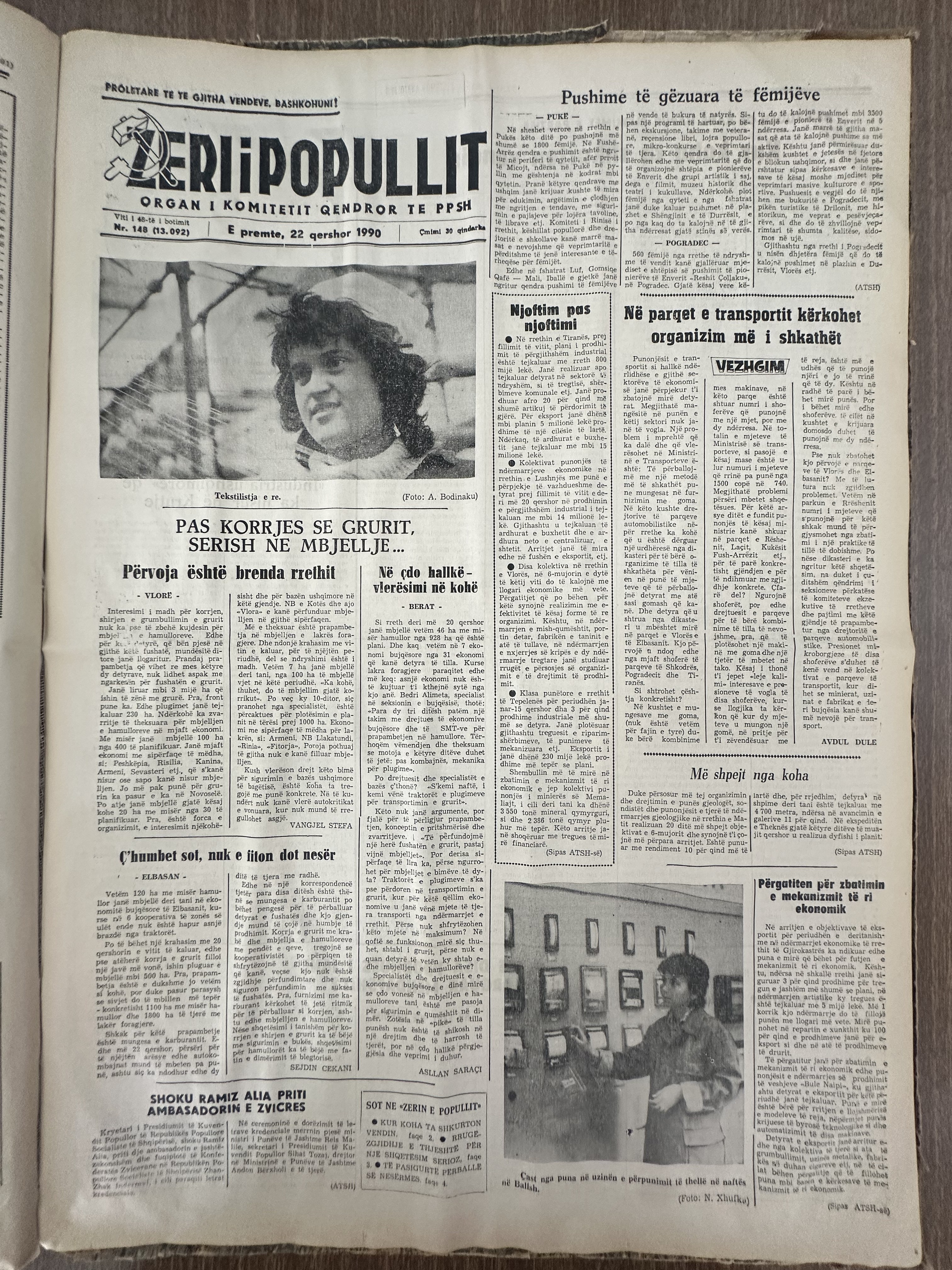 Zëri i Popullit 1990-06-22