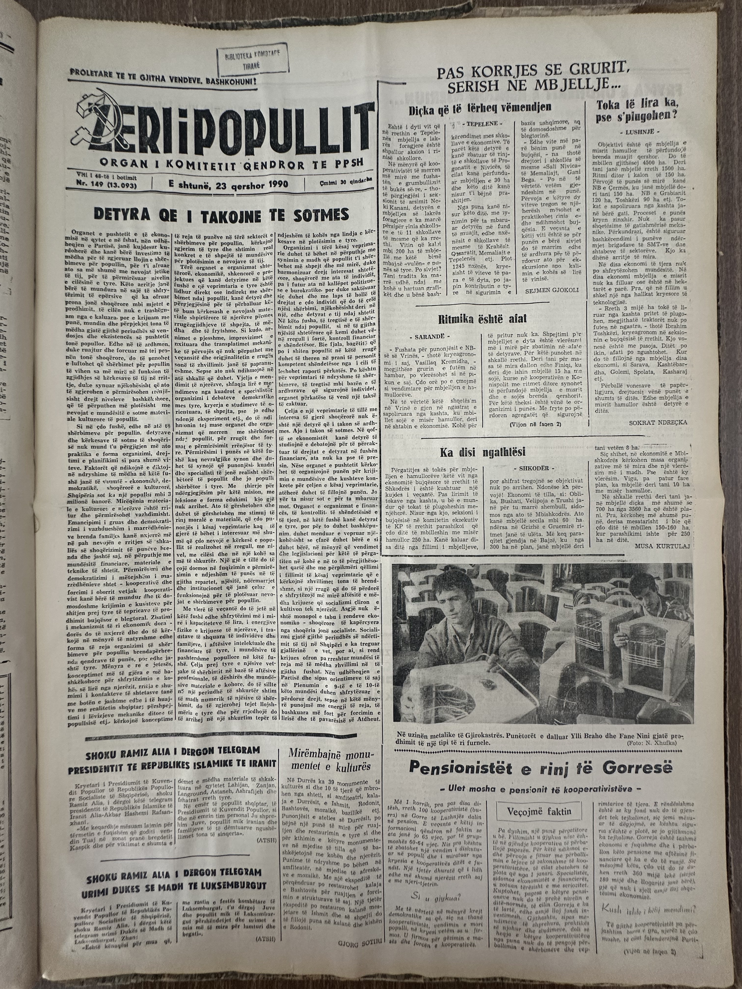 Zëri i Popullit 1990-06-23