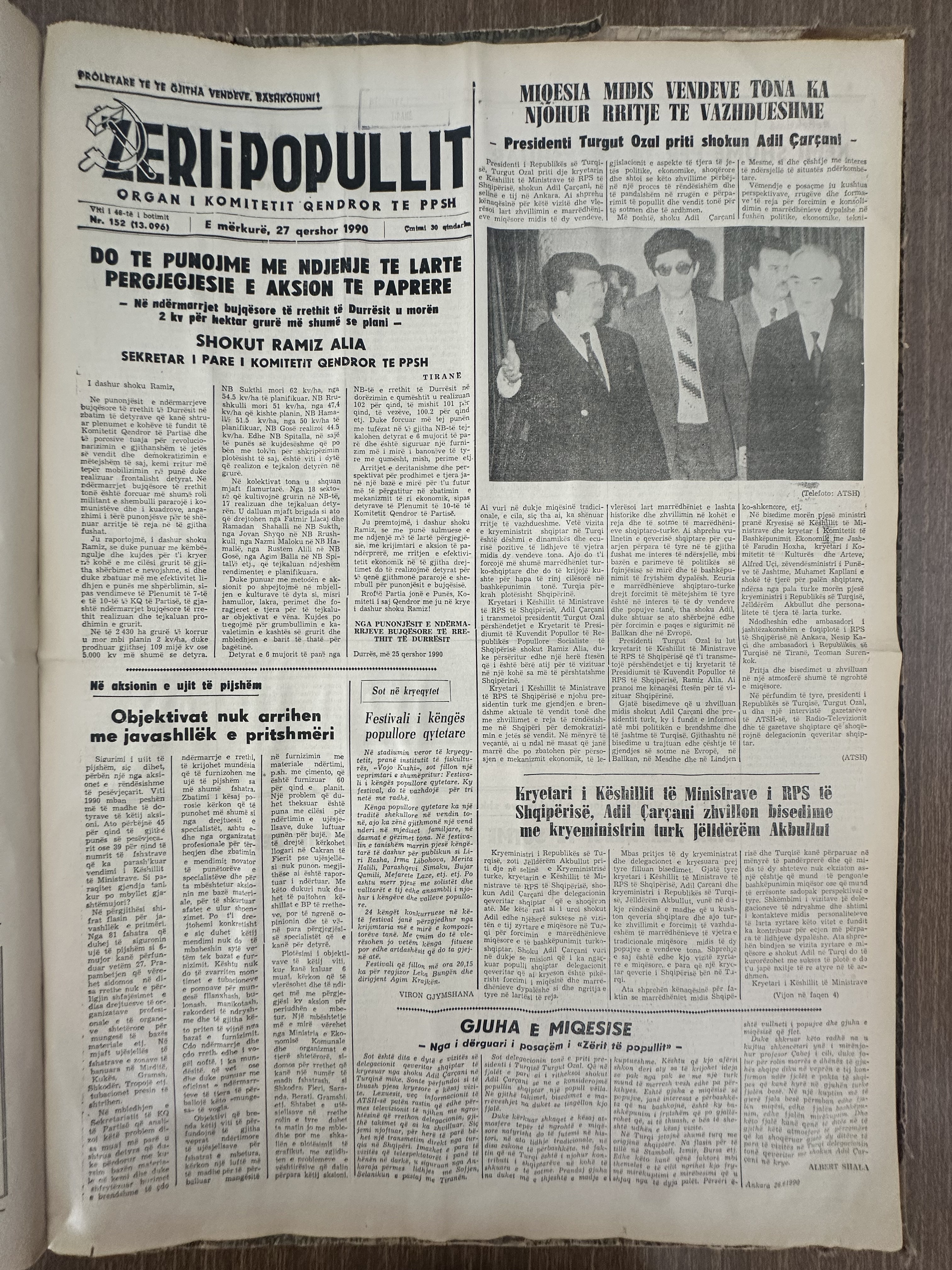 Zëri i Popullit 1990-06-27