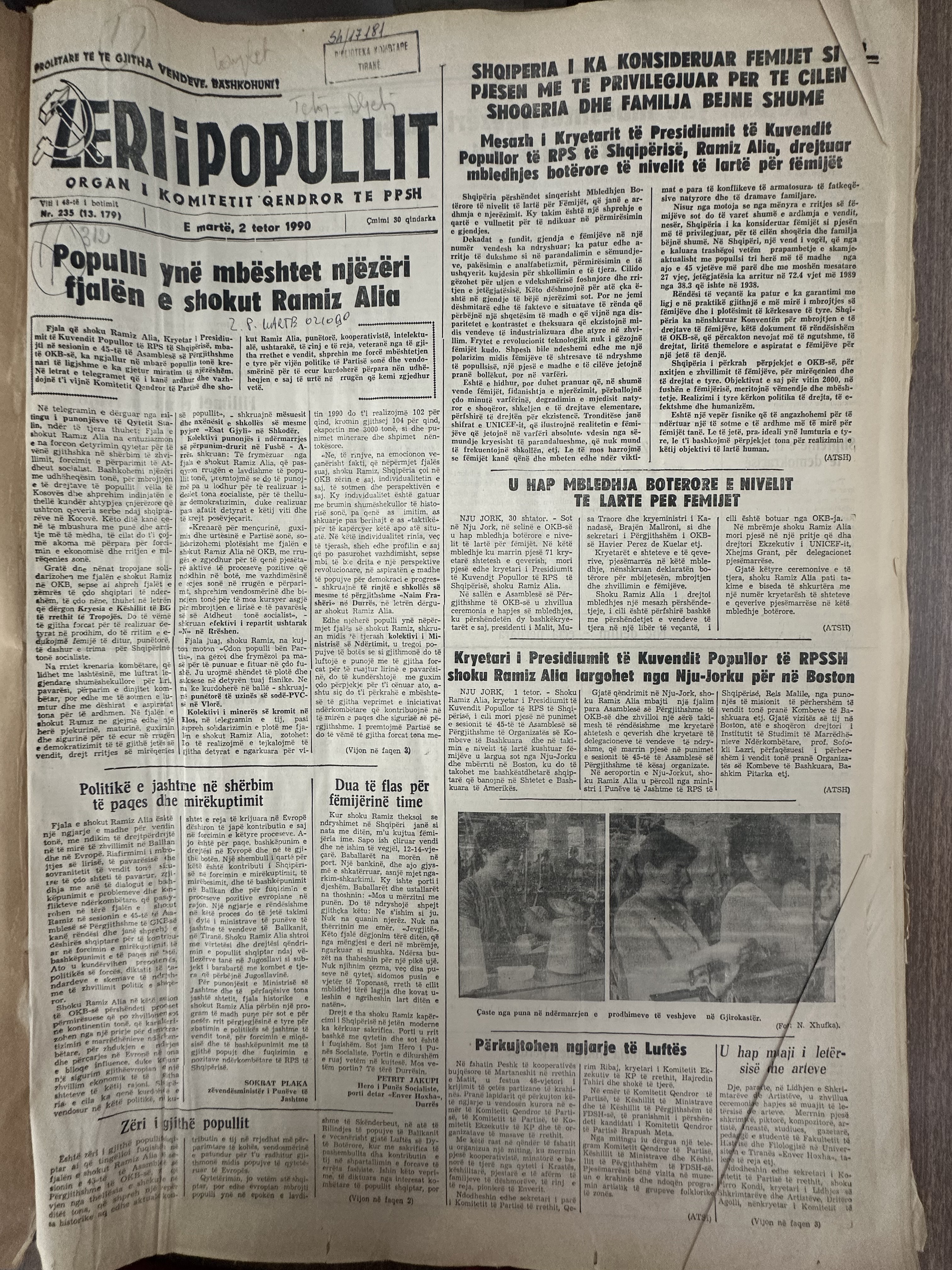 Zëri i Popullit 1990-10-02