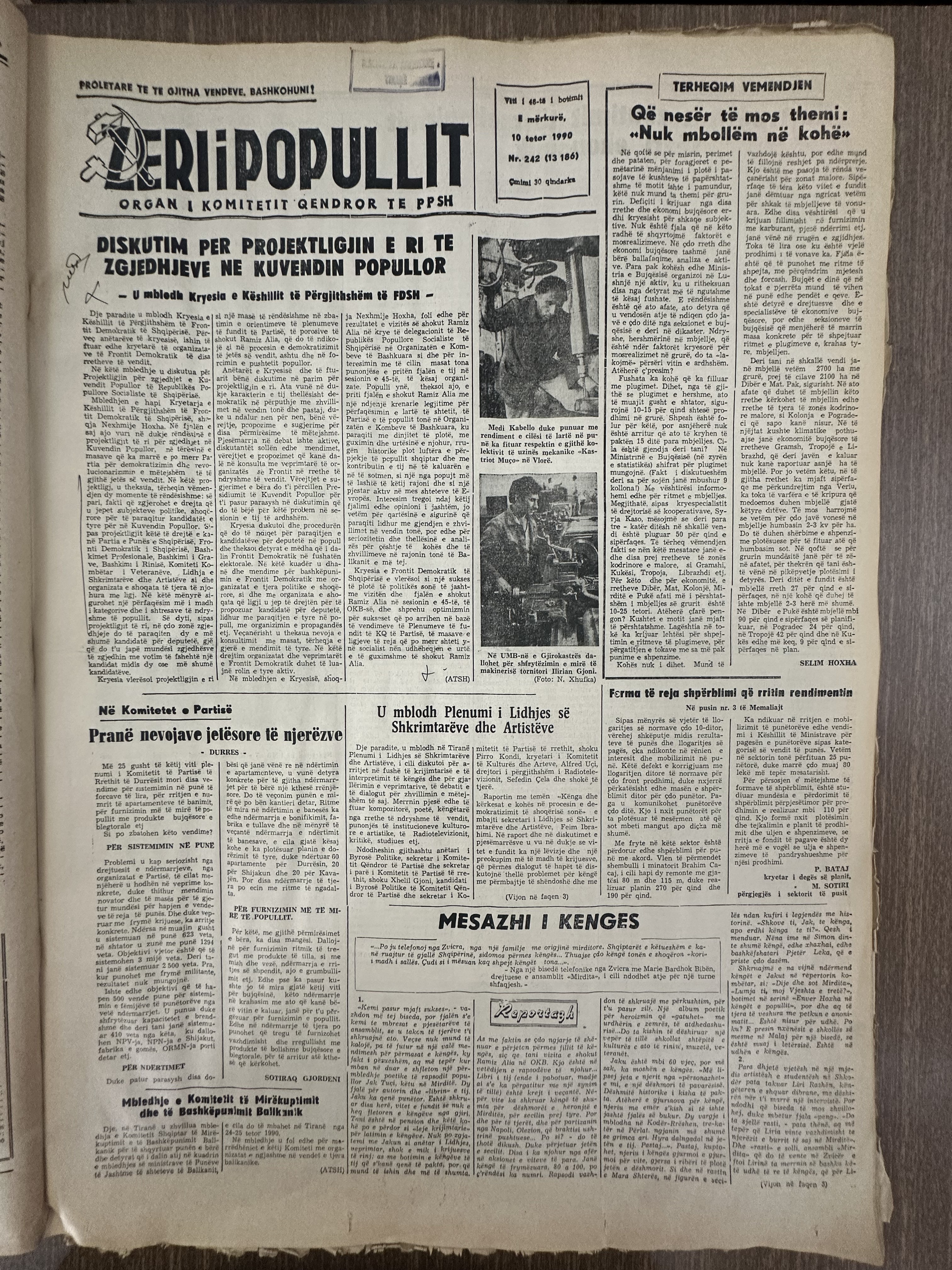 Zëri i Popullit 1990-10-10