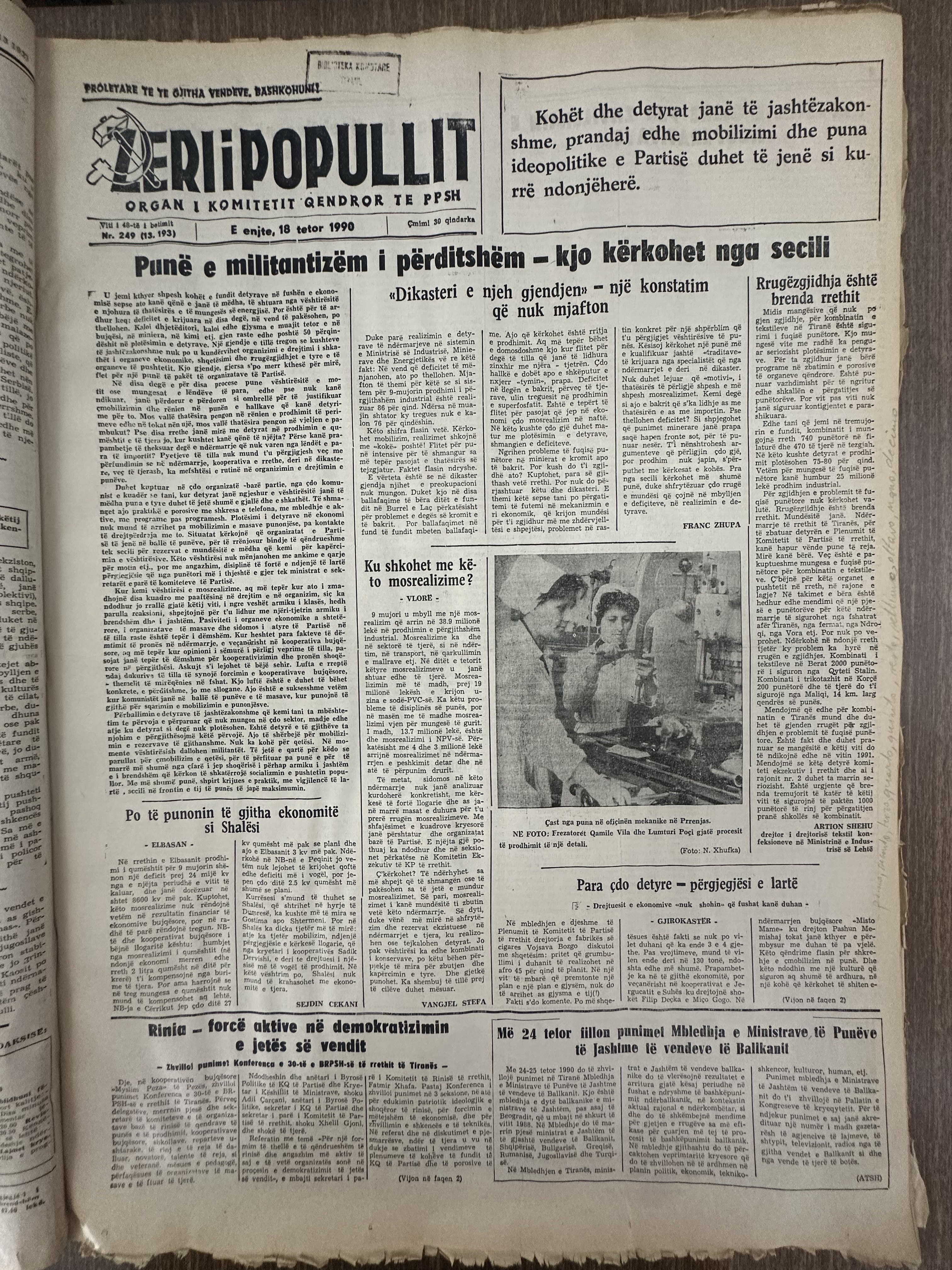 Zëri i Popullit 1990-10-18